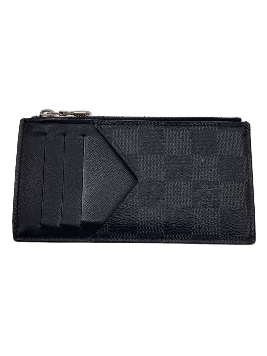 Louis Vuitton Louis Vuitton Damier Graphite Coin Card Holder Black Size ONE SIZE - 1 Thumbnail