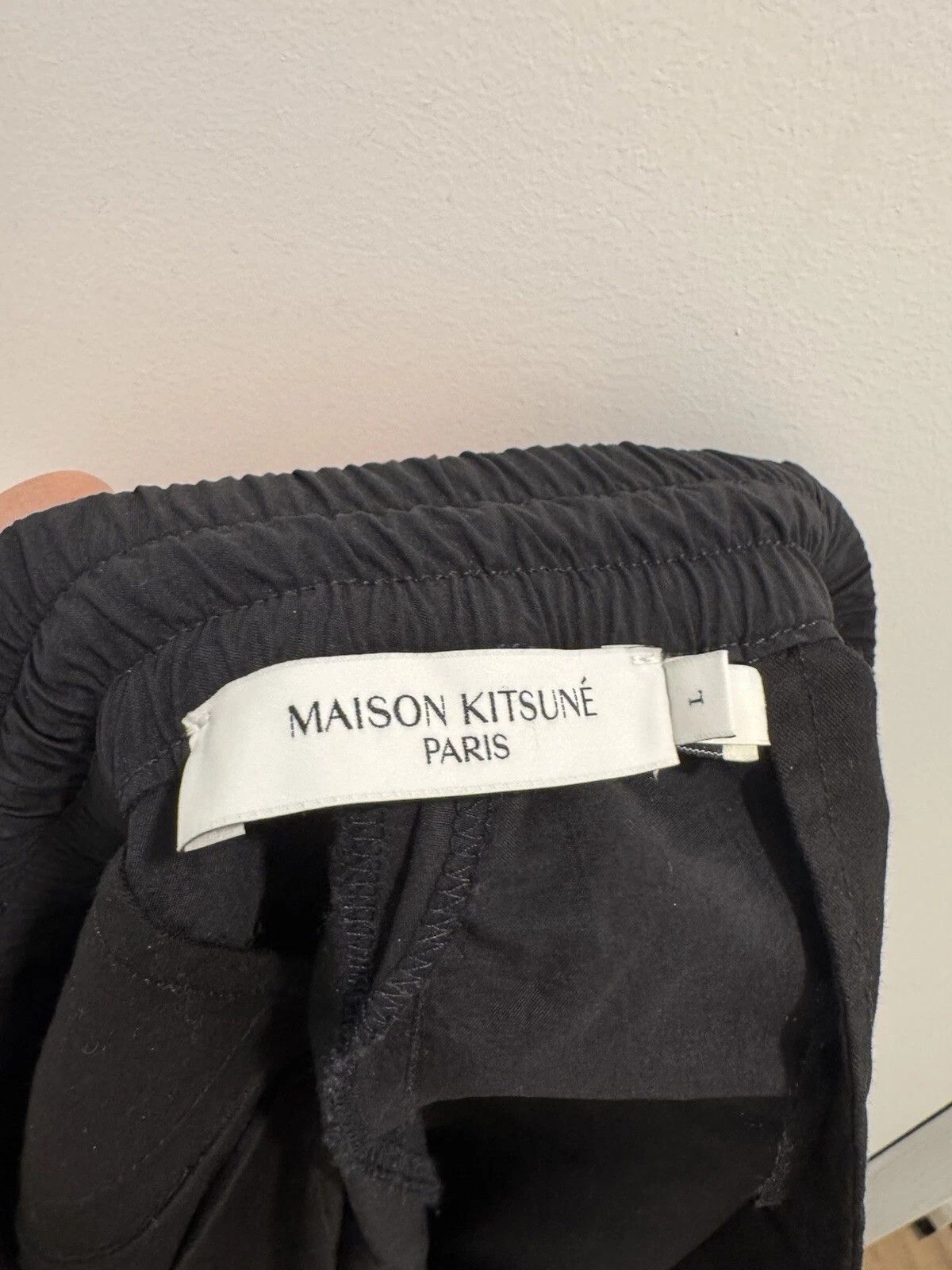 Maison Kitsune Maison Kitsune drawstring straight-leg Trousers/Pants Size L Size US 34 / EU 50 - 3 Thumbnail