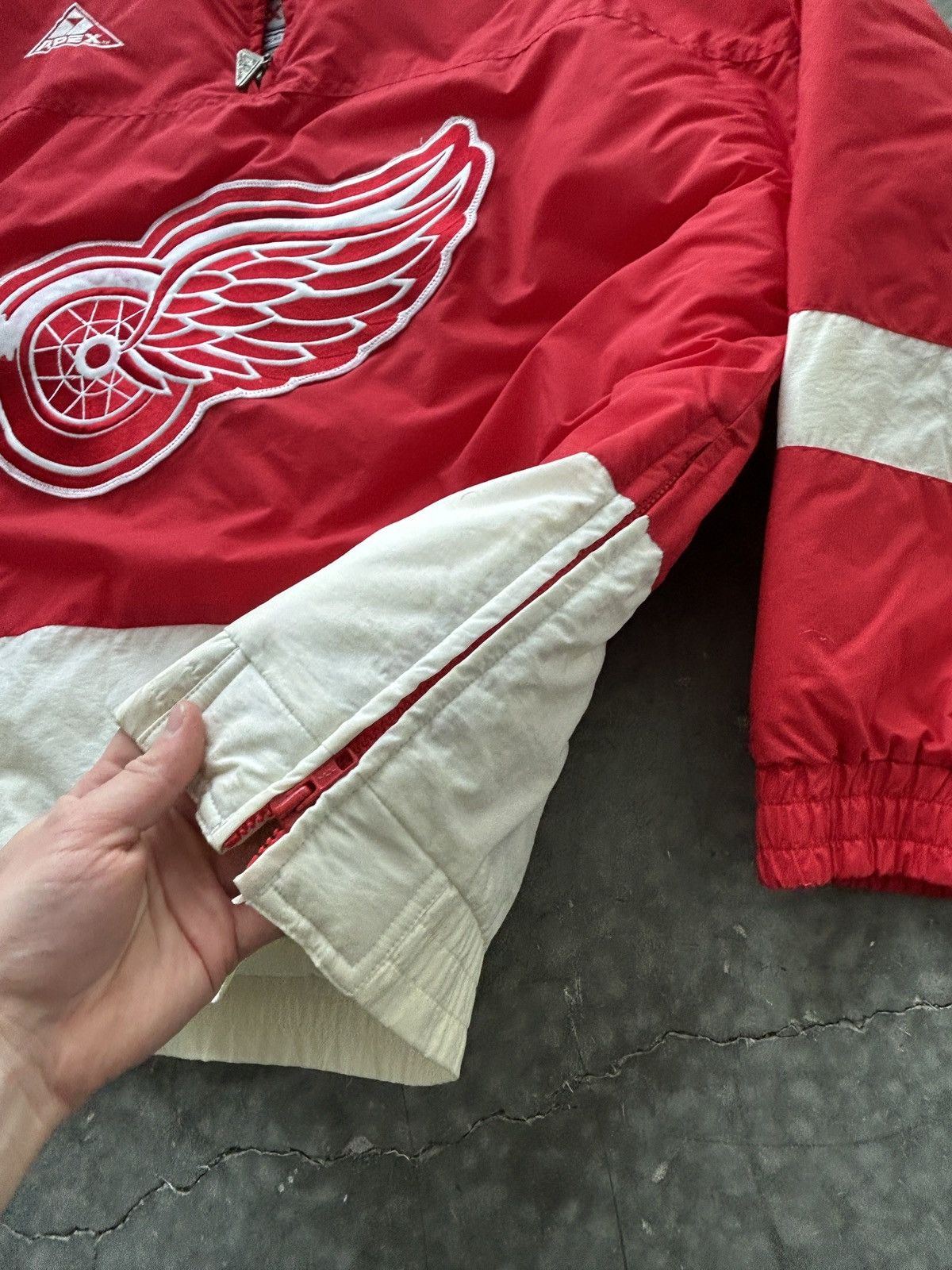 Apex One Vintage 90s Detroit Red Wings Puffer Jacket Pullover Parka Size US XL / EU 56 / 4 - 8 Thumbnail