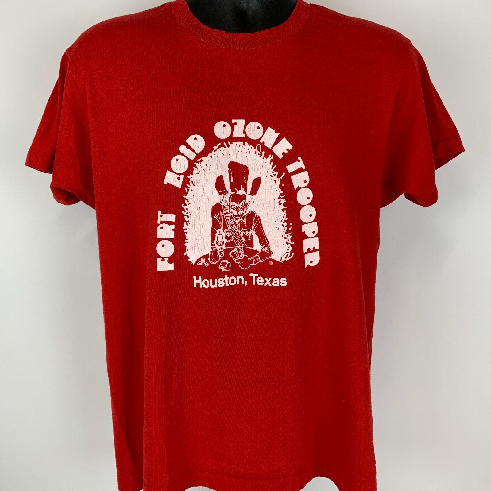 Vintage Vintage 80s Fort Zoid Ozone Trooper T Shirt Houston M Medium Size US M / EU 48-50 / 2 - 2 Thumbnail