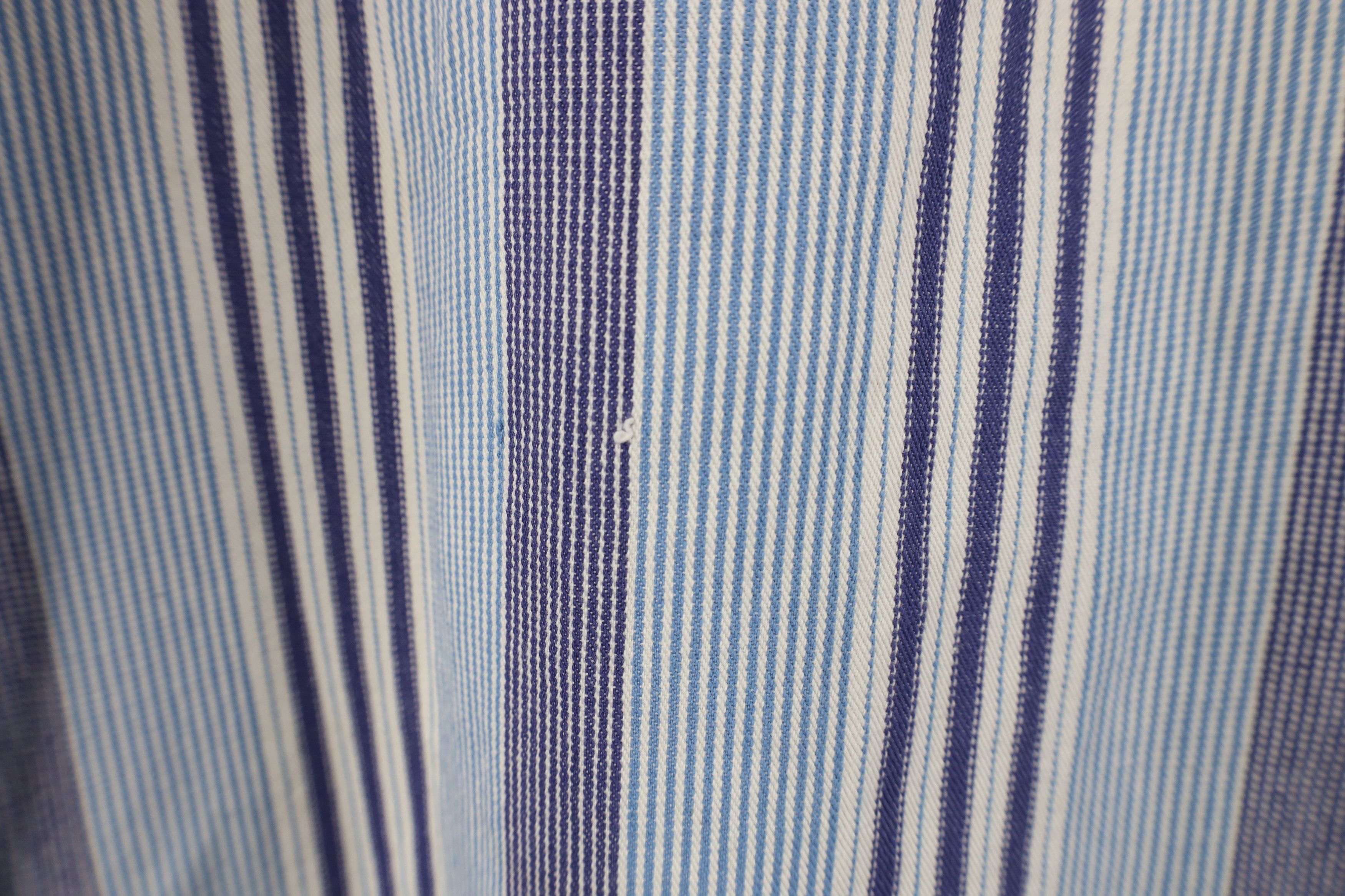Vintage Vintage 90s Streetwear Heavy Striped Twill Button Down Shirt Size US L / EU 52-54 / 3 - 9 Thumbnail