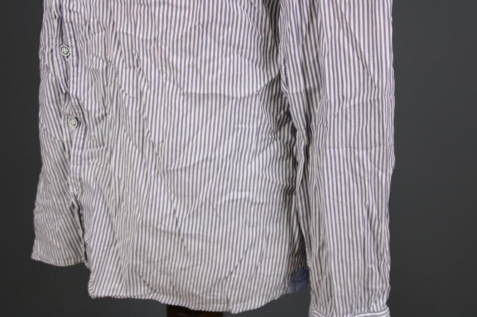 Designer Hackett London Slim Fit Blue Button Down Shirt Size L Size US L / EU 52-54 / 3 - 7 Thumbnail