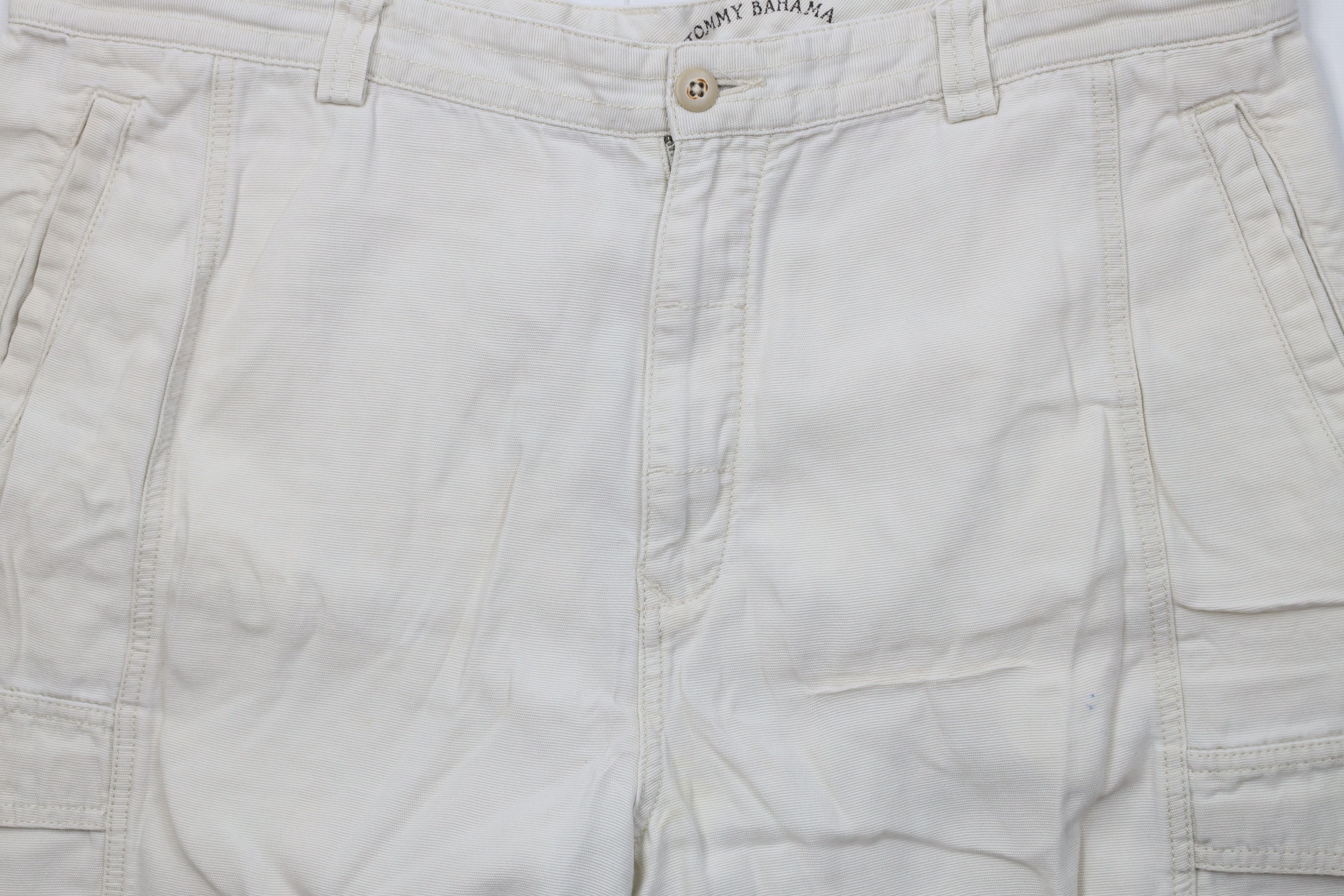 Tommy Bahama Vintage Tommy Bahama Relax Baggy Fit Cargo Shorts Beige Size US 38 / EU 54 - 3 Thumbnail
