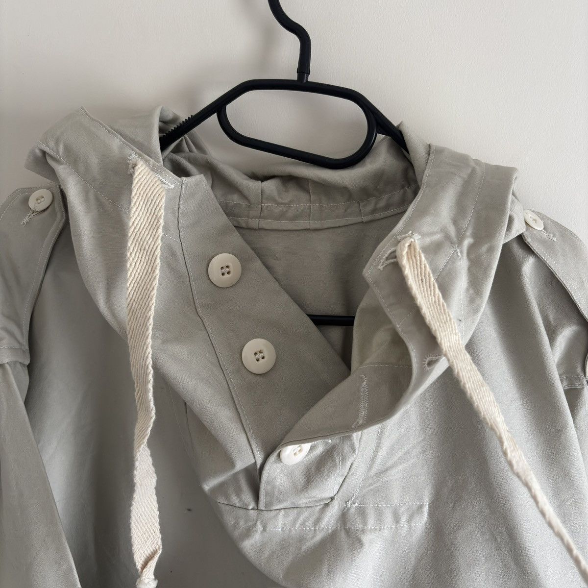 Vintage 1950s/60s rare Swedish Army snow jacket hoodie Size US XXL / EU 58 / 5 - 7 Thumbnail
