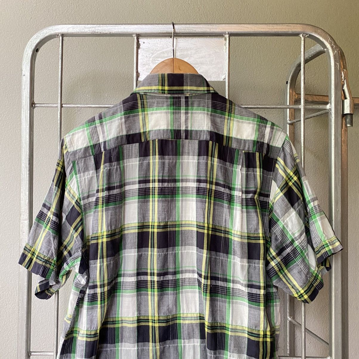 Zucca CABANE de zucca Twisted Plaid Lattice Shirt Size US S / EU 44-46 / 1 - 8 Thumbnail