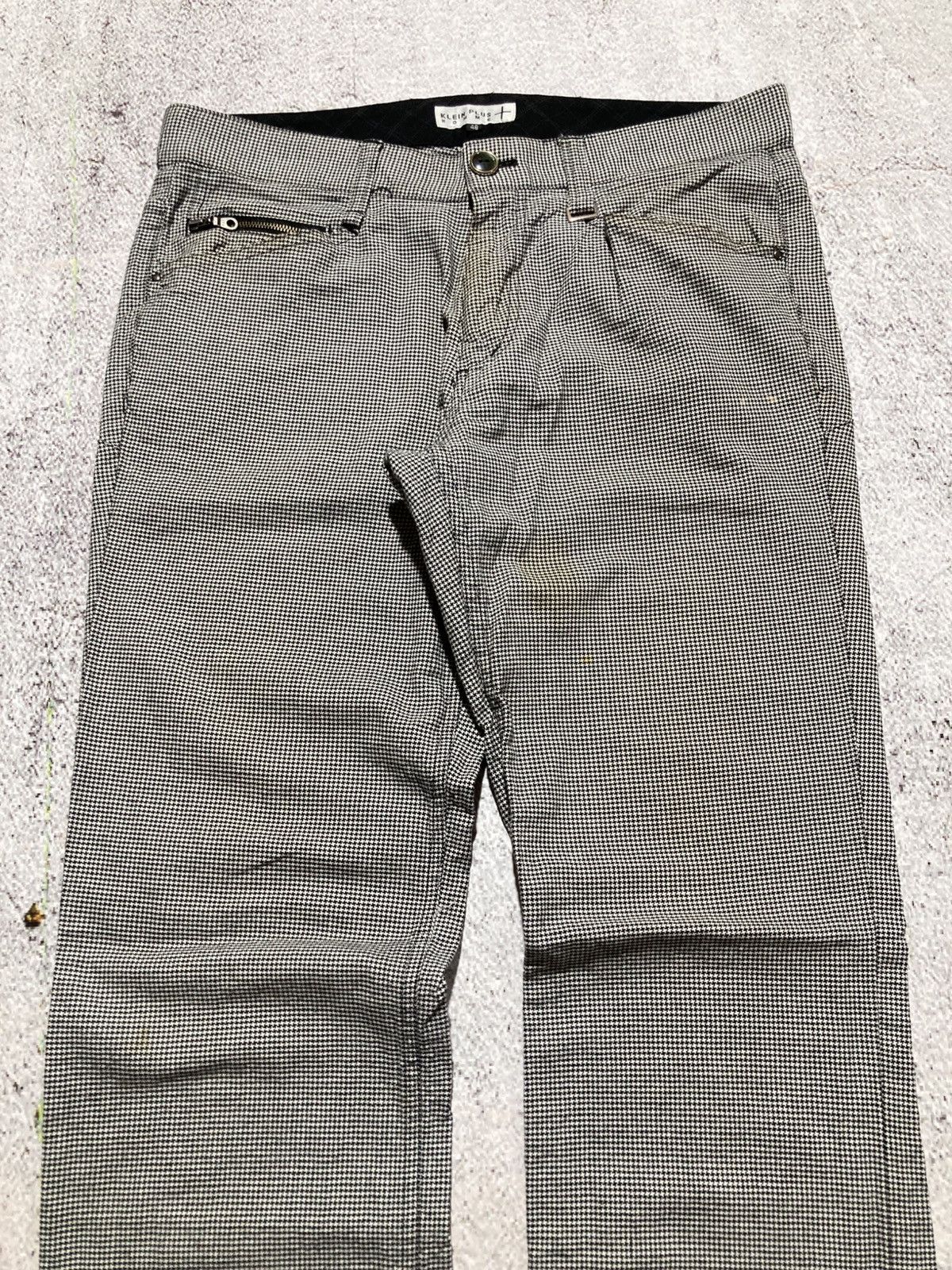 Japanese Brand 2000s Klein Plus Homme Hickory Pants Punk Lgb Style Size US 32 / EU 48 - 2 Thumbnail
