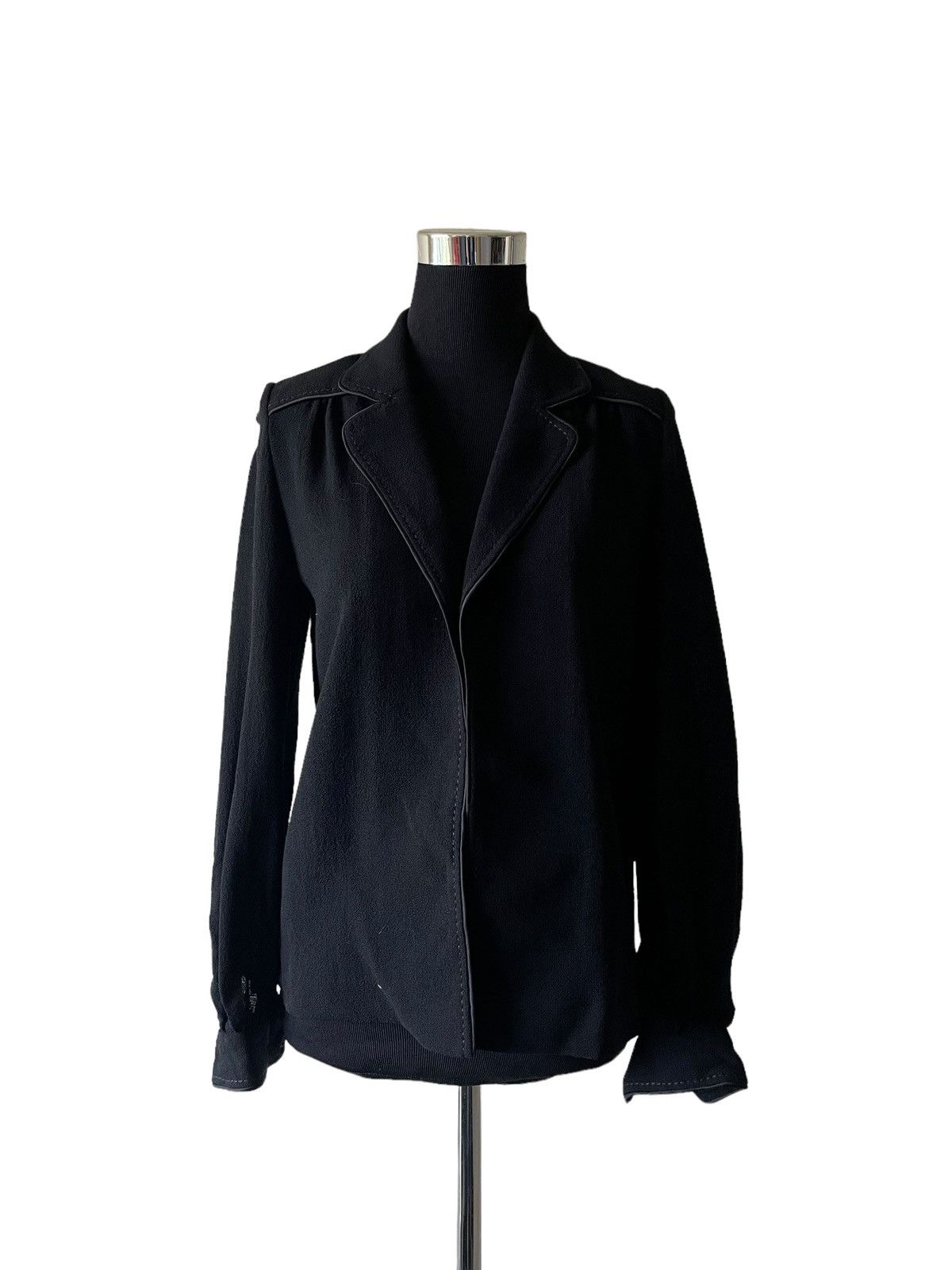 image of Cashmere Wool Luxury Royal Weston Showa Dress Jacket in Black, Women's (Size Medium)