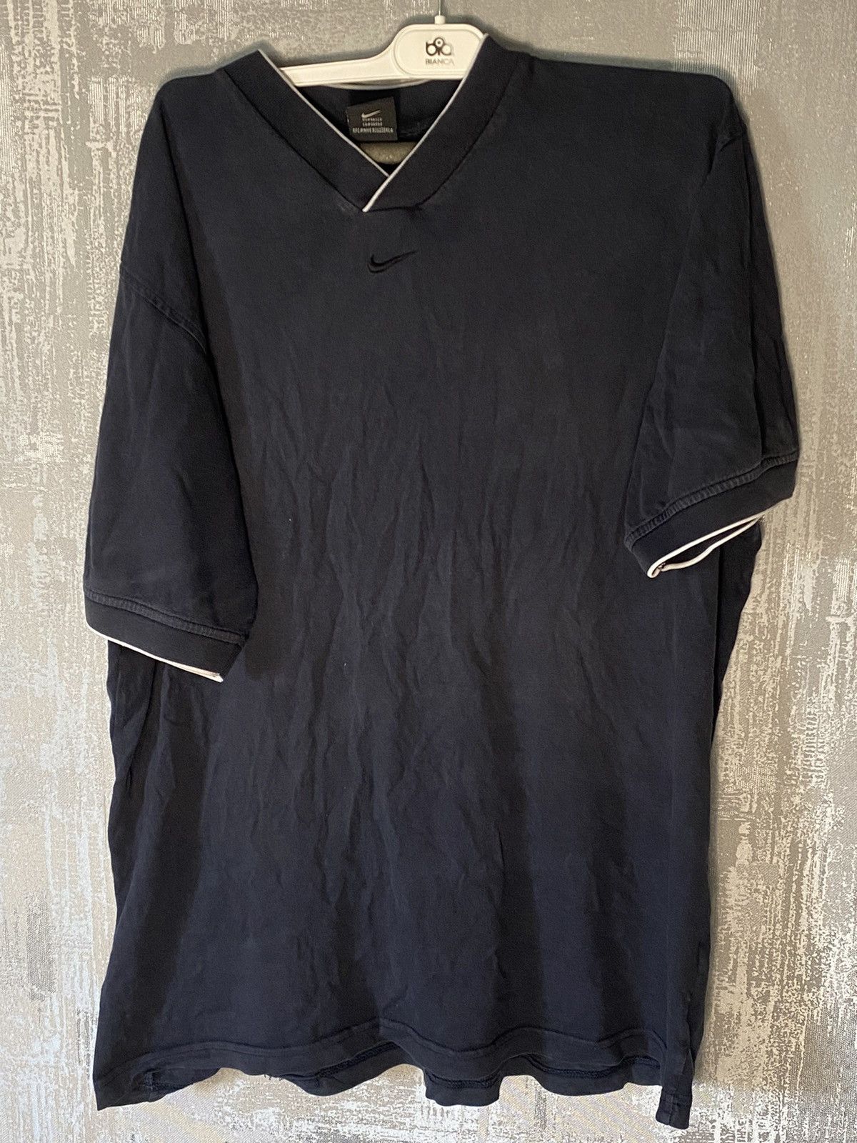 Nike × Vintage Vintage Nike central Logo T-shirt Hype Drill Size US XL / EU 56 / 4 - 1 Thumbnail