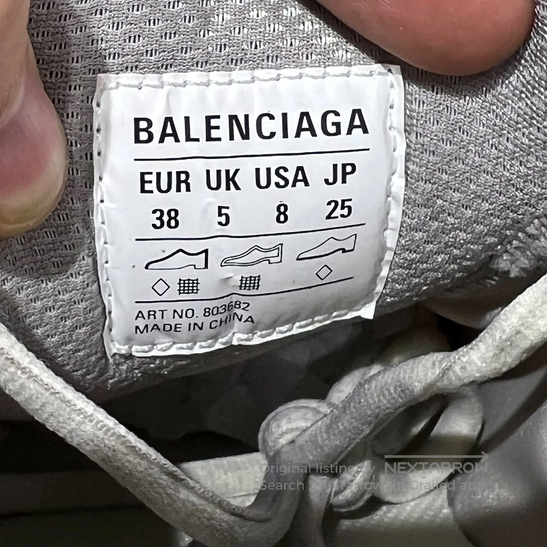 Balenciaga Balenciaga Stapler Gray shoes Size US 7.5 / IT 37.5 - 8 Thumbnail