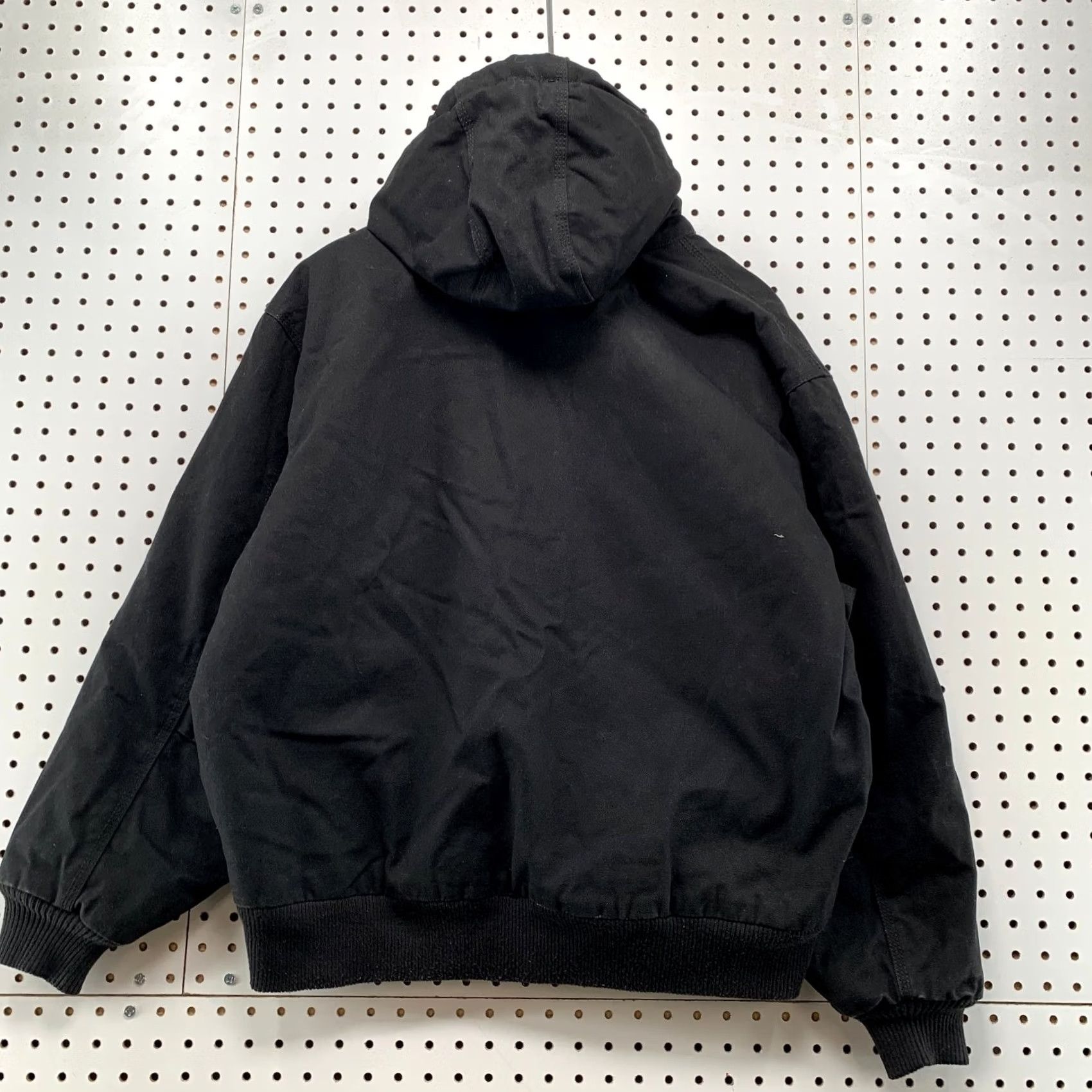 Walls Walls Workwear Canvas Jacket Mens L Black Heavyweight Hooded Insulated Size US L / EU 52-54 / 3 - 2 Thumbnail