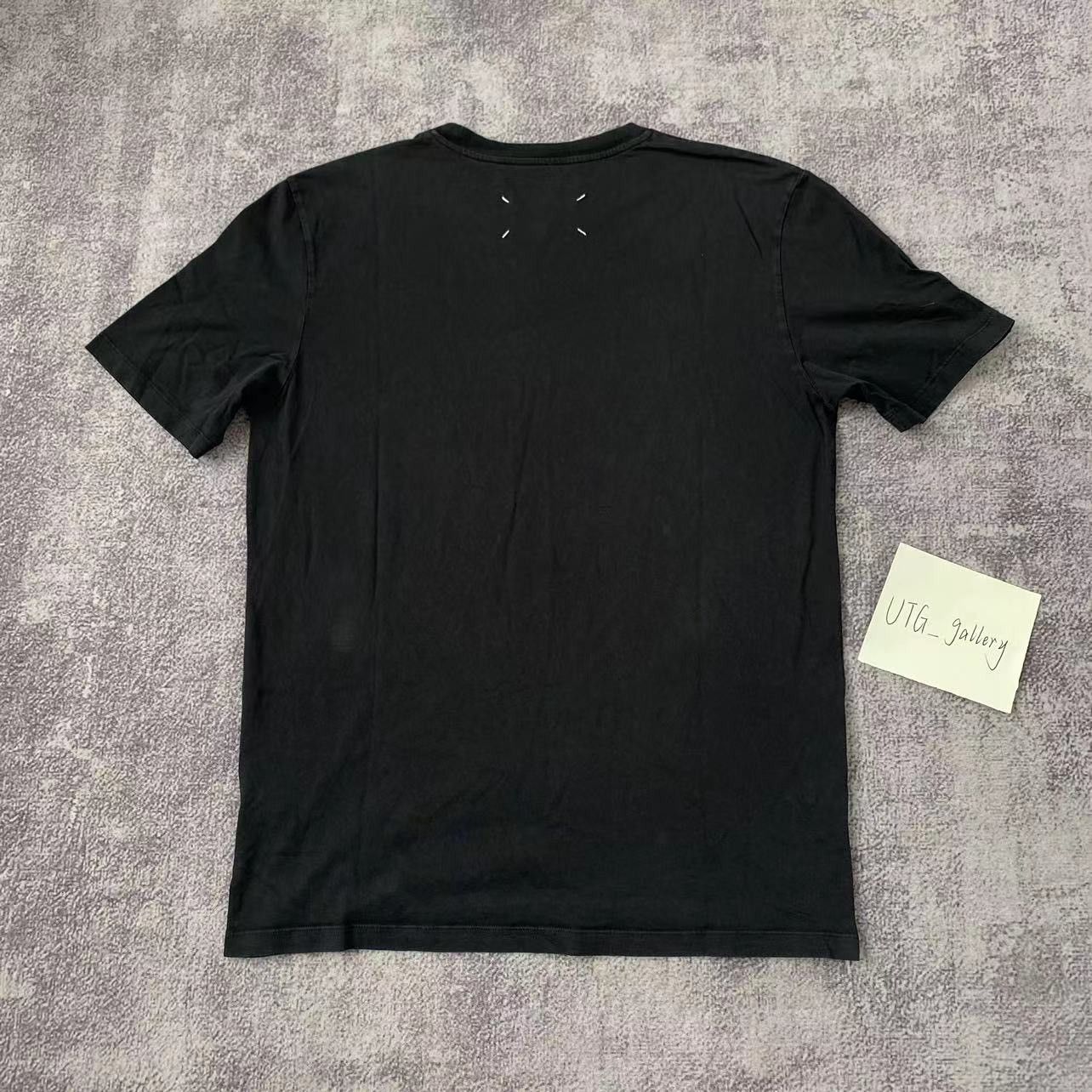 image of Maison Margiela Basic Black Short-Sleeve T- Shirt, Men's (Size Medium)