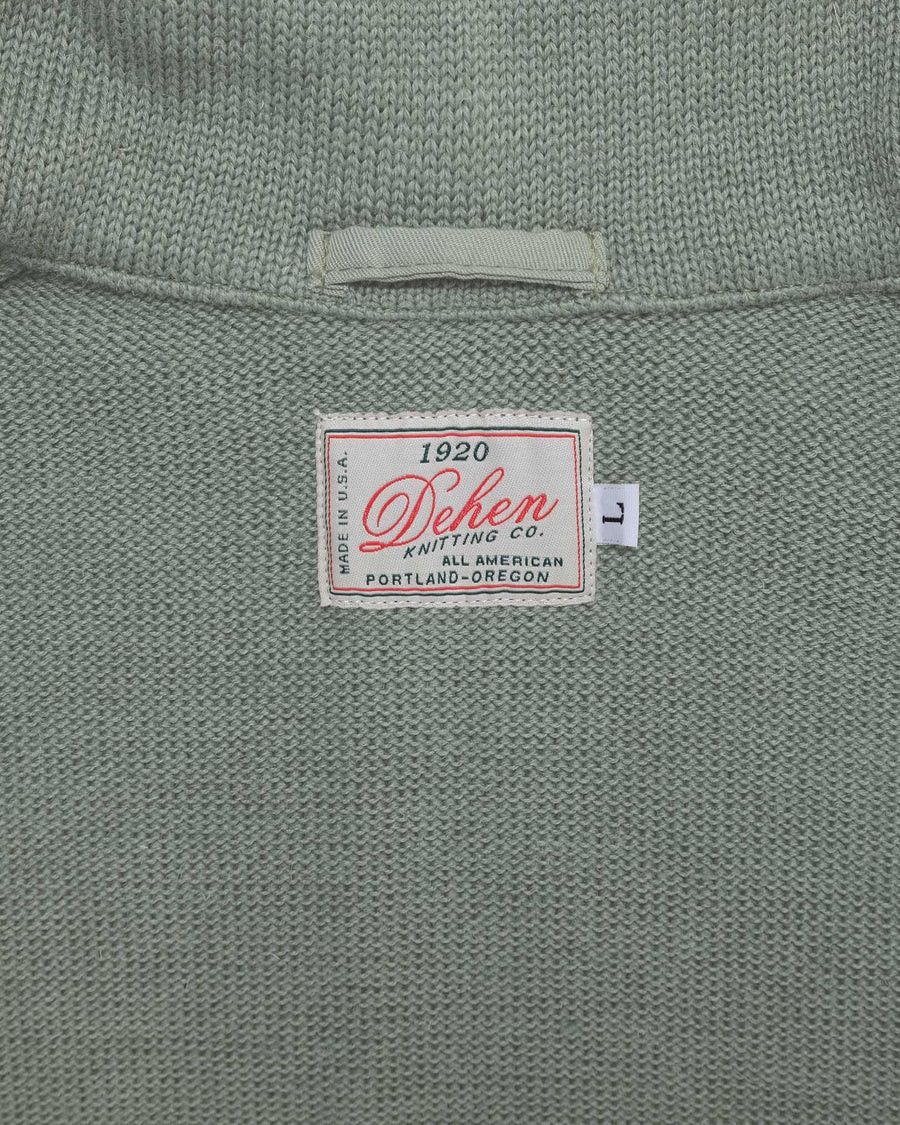 Dehen 1920 💚 Dehen 1920 Submariner Sweater Coat Sage Large NEW Size US L / EU 52-54 / 3 - 4 Thumbnail