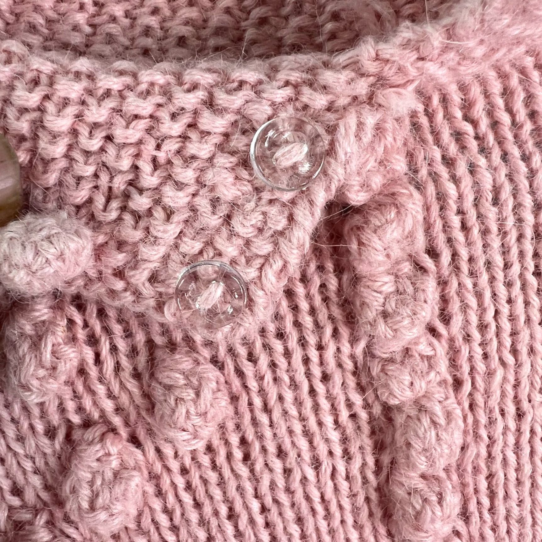 Pinko Roberta Frost Pink Cable-Knit Pullover Sweater - Women's Size L - Mock Neck, Alpaca, Casual, Solid, Long Sleeve Size L / US 10 / IT 46 - 3 Thumbnail