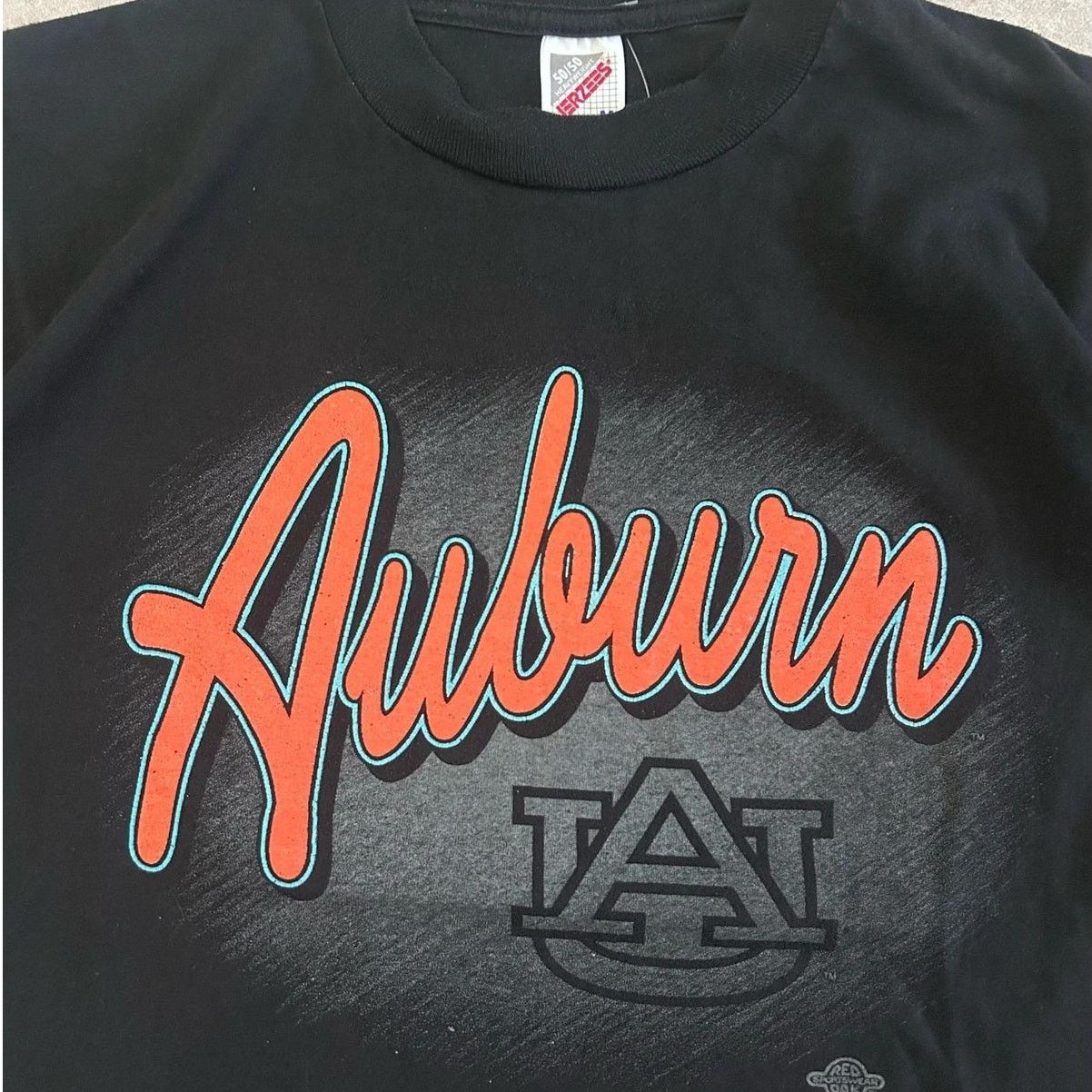 Vintage 90s Vintage Auburn Tigers Black T Shirt Size M Size US M / EU 48-50 / 2 - 2 Thumbnail