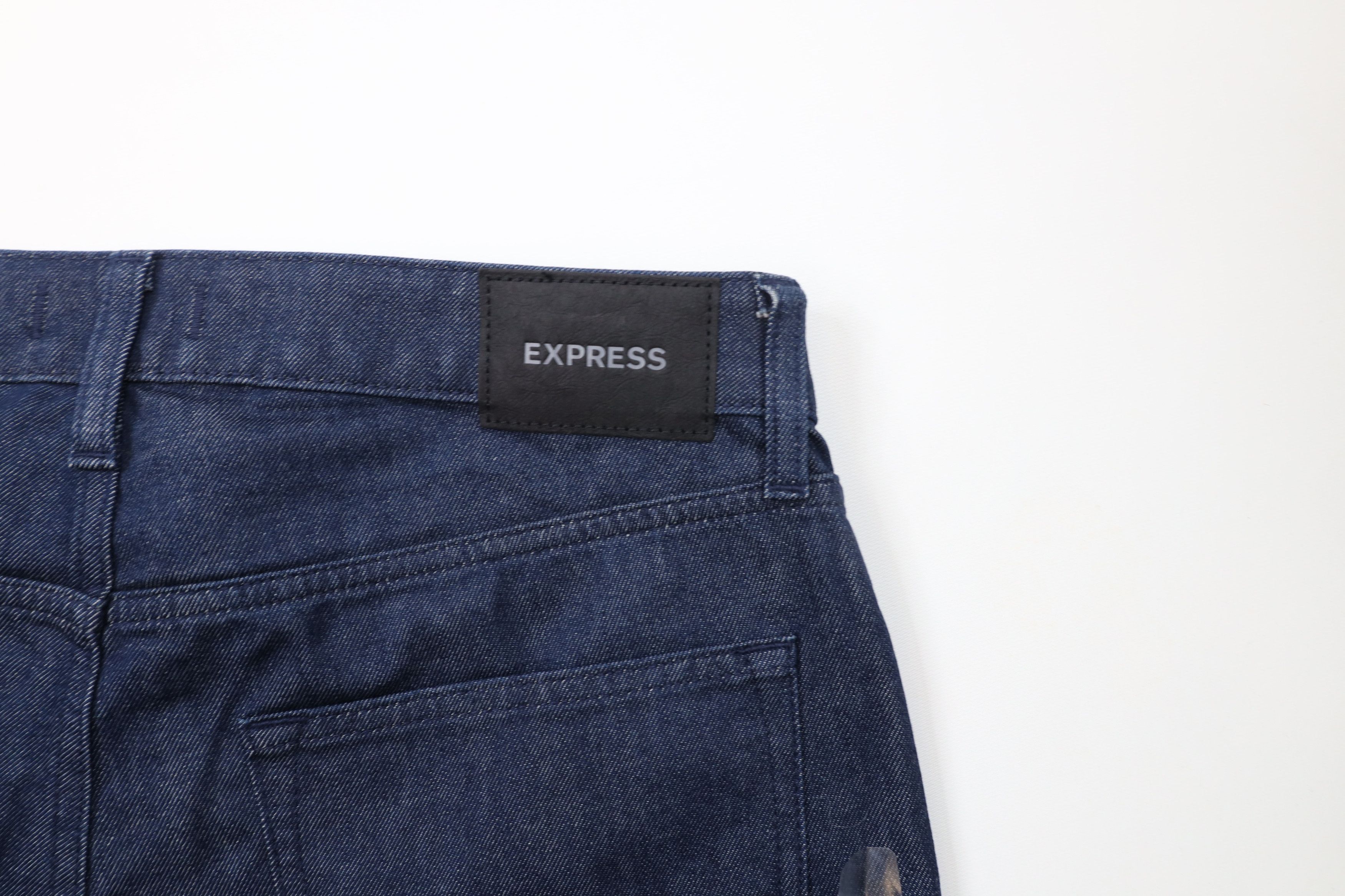 Express × Vintage New Express Relaxed Fit Straight Leg Denim Jeans Blue Size US 32 / EU 48 - 14 Thumbnail