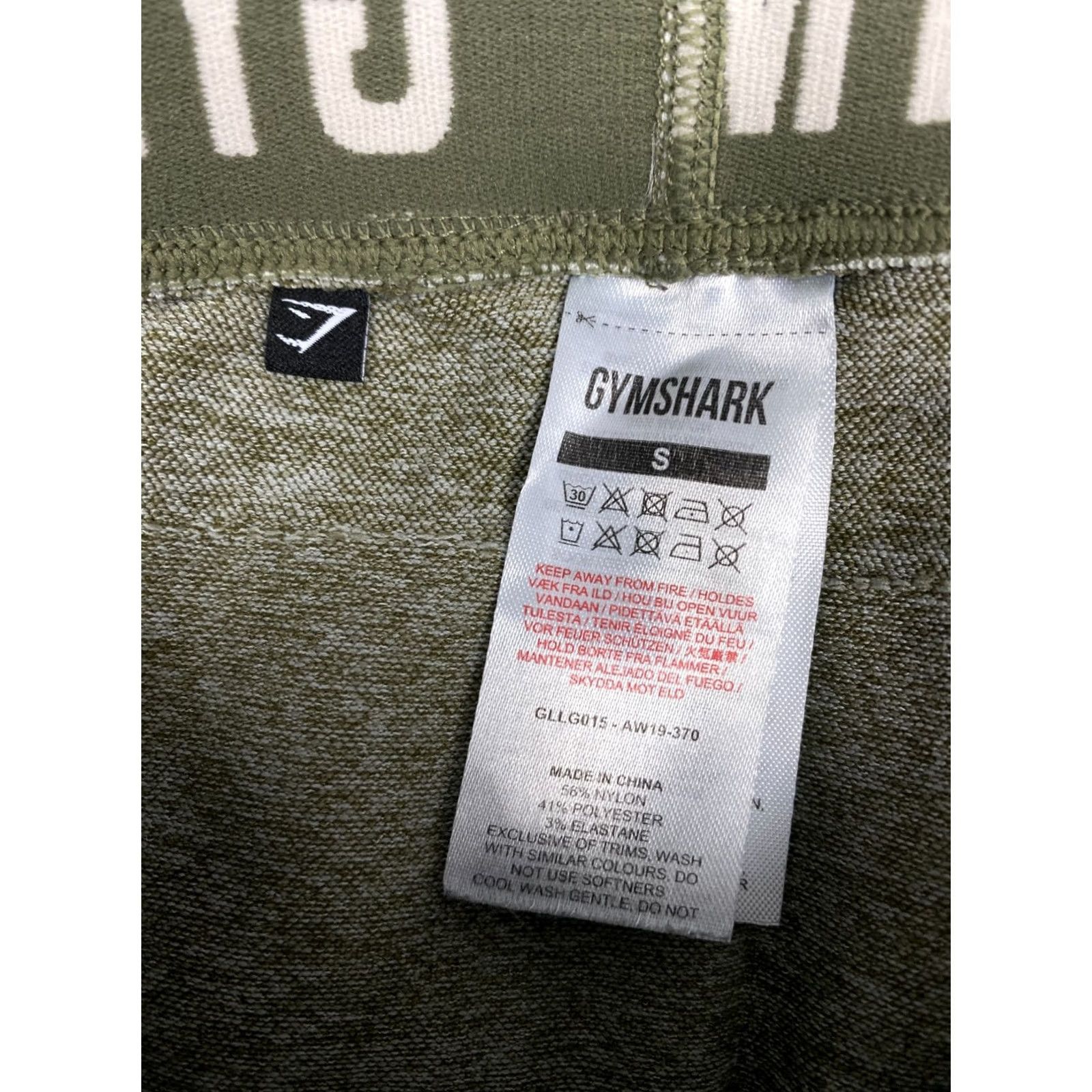 Gymshark Gymshark Leggings S Green Compression Seamless Waistband Activewear Womens Small Green 90s? Size 28" / US 6 / IT 42 - 3 Thumbnail