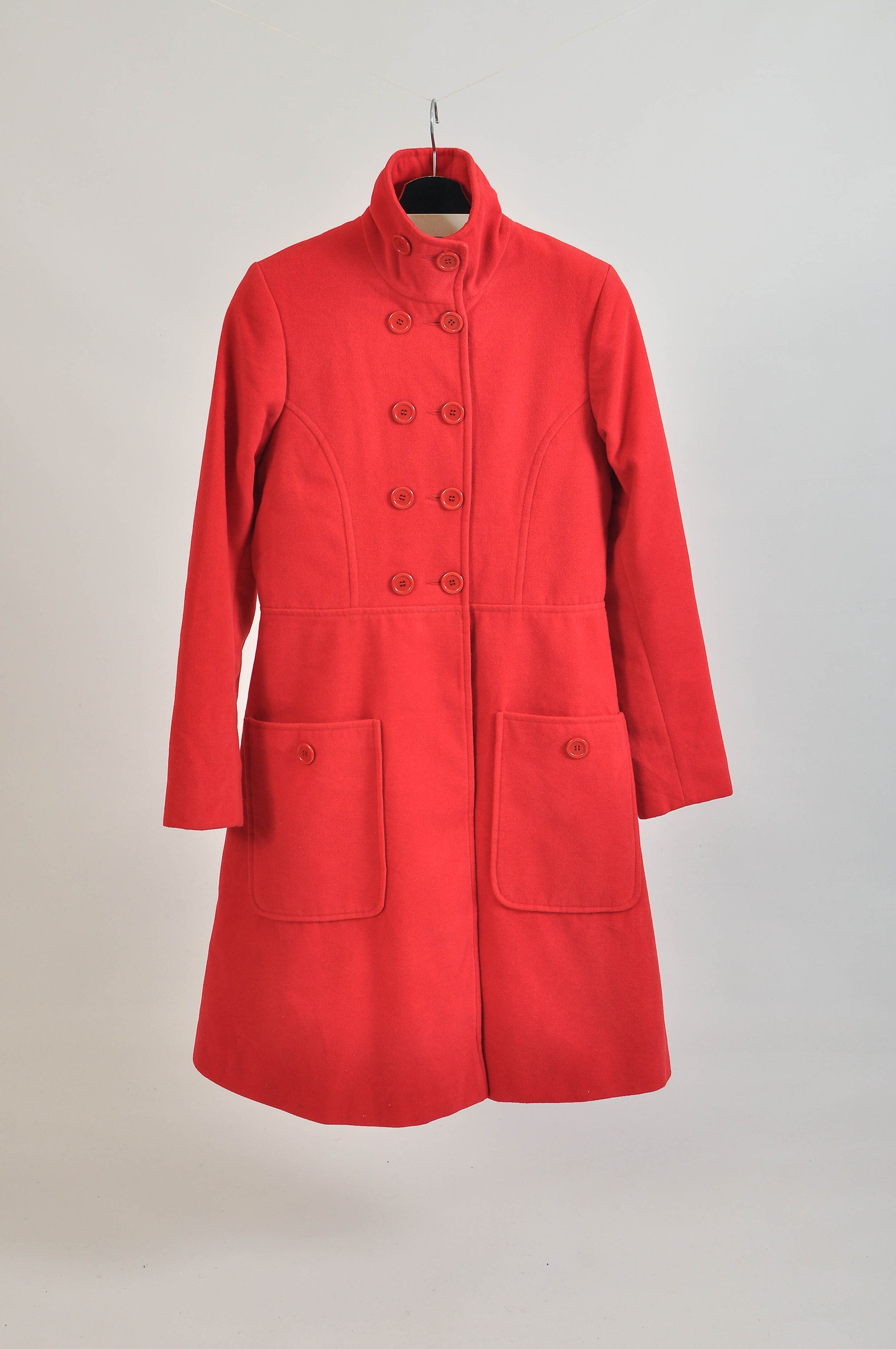 BONSAI Red Midi Coat – Bonsai Cotton Blend Trench Style Size M / US 6-8 / IT 42-44 - 1 Thumbnail