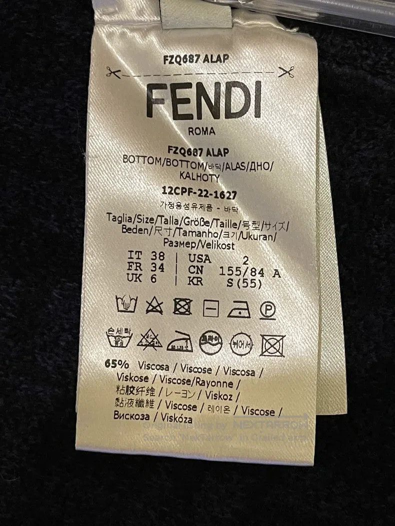 Fendi Fendi Old flower pencil skirt Size 25" / US 0 / IT 36 - 5 Thumbnail
