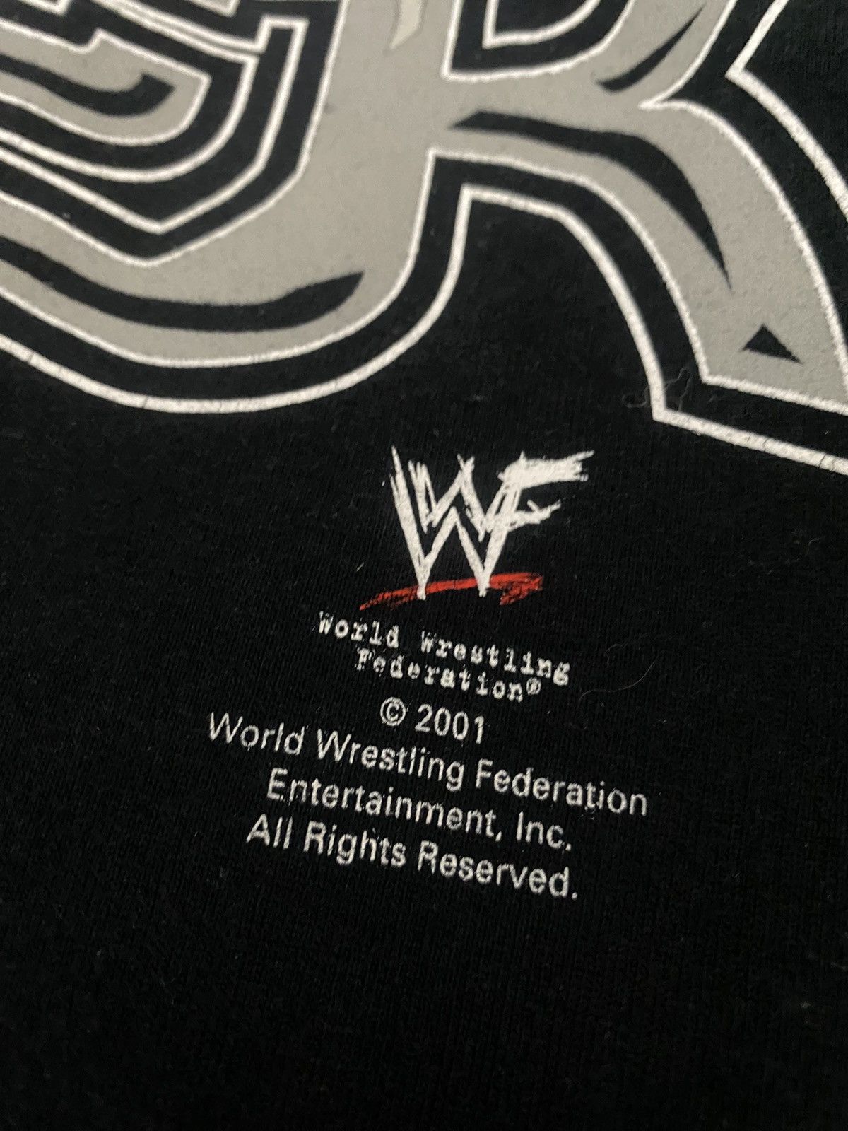 WWE × WWF Vintage WWF The Rock 2001 Bully Tee WWE wrestling y2k Size US L / EU 52-54 / 3 - 11 Thumbnail