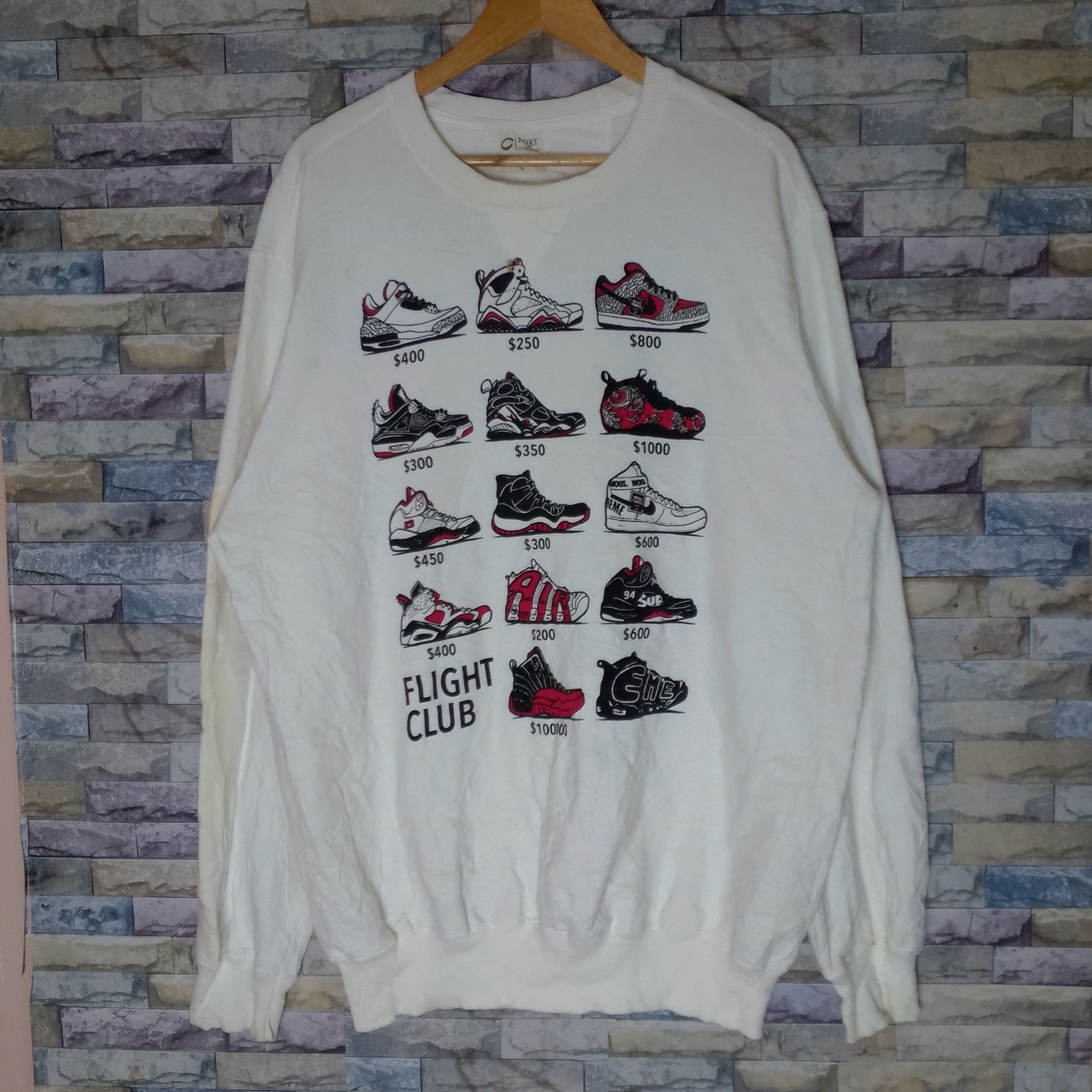 Vintage Jordan Shoes Price Sweatshirt Size US XXL / EU 58 / 5 - 1 Thumbnail