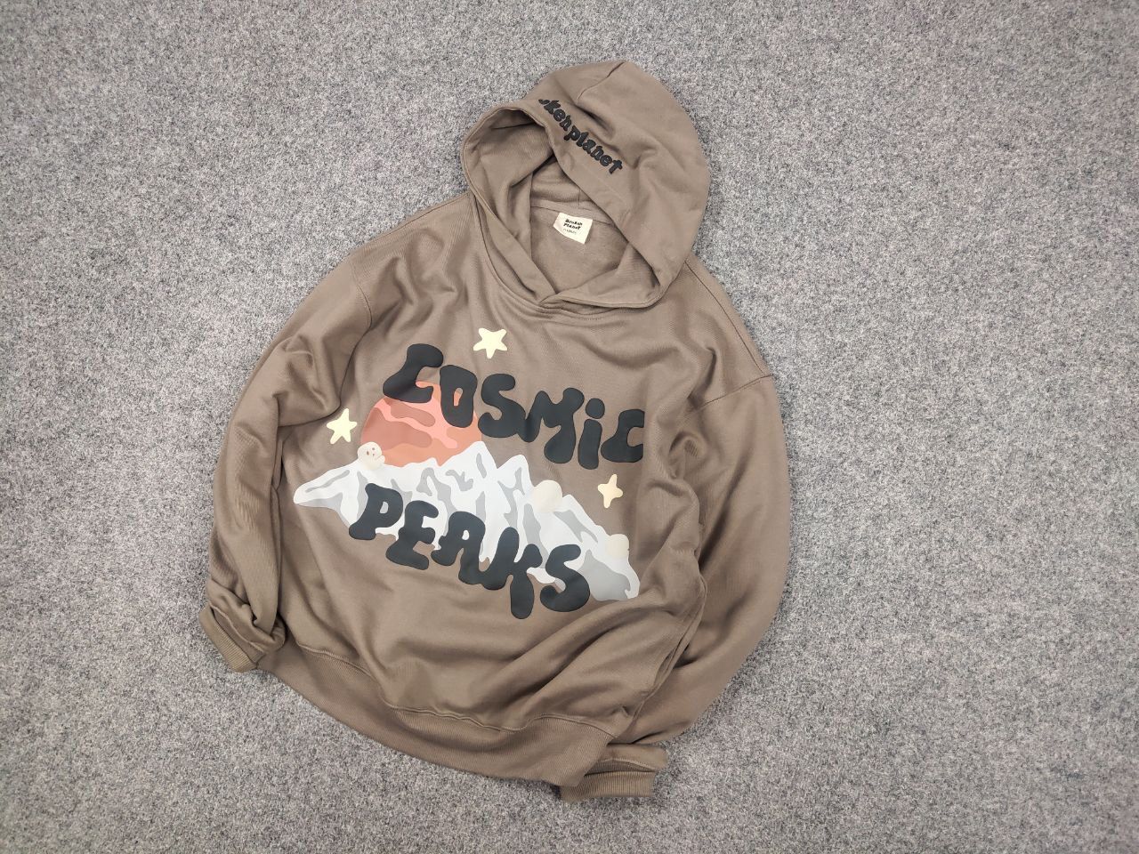 Broken Planet Broken Planet Cosmic Peaks Logo Brown Oversized hoodie Size US M / EU 48-50 / 2 - 3 Thumbnail