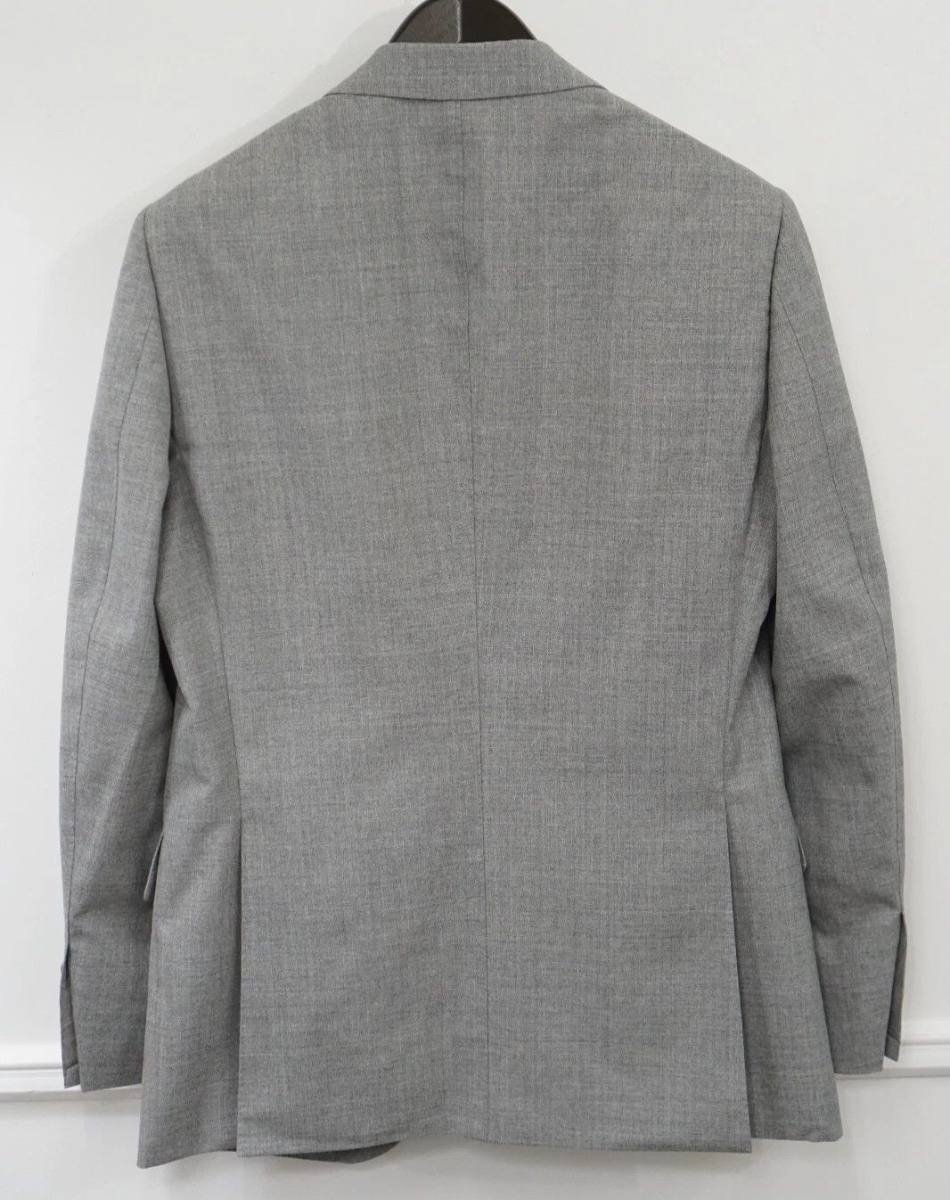 Suitsupply Men Suitsupply Blazer Lazio Wool Grey Vitale Barberis US44 Size 44R - 2 Thumbnail