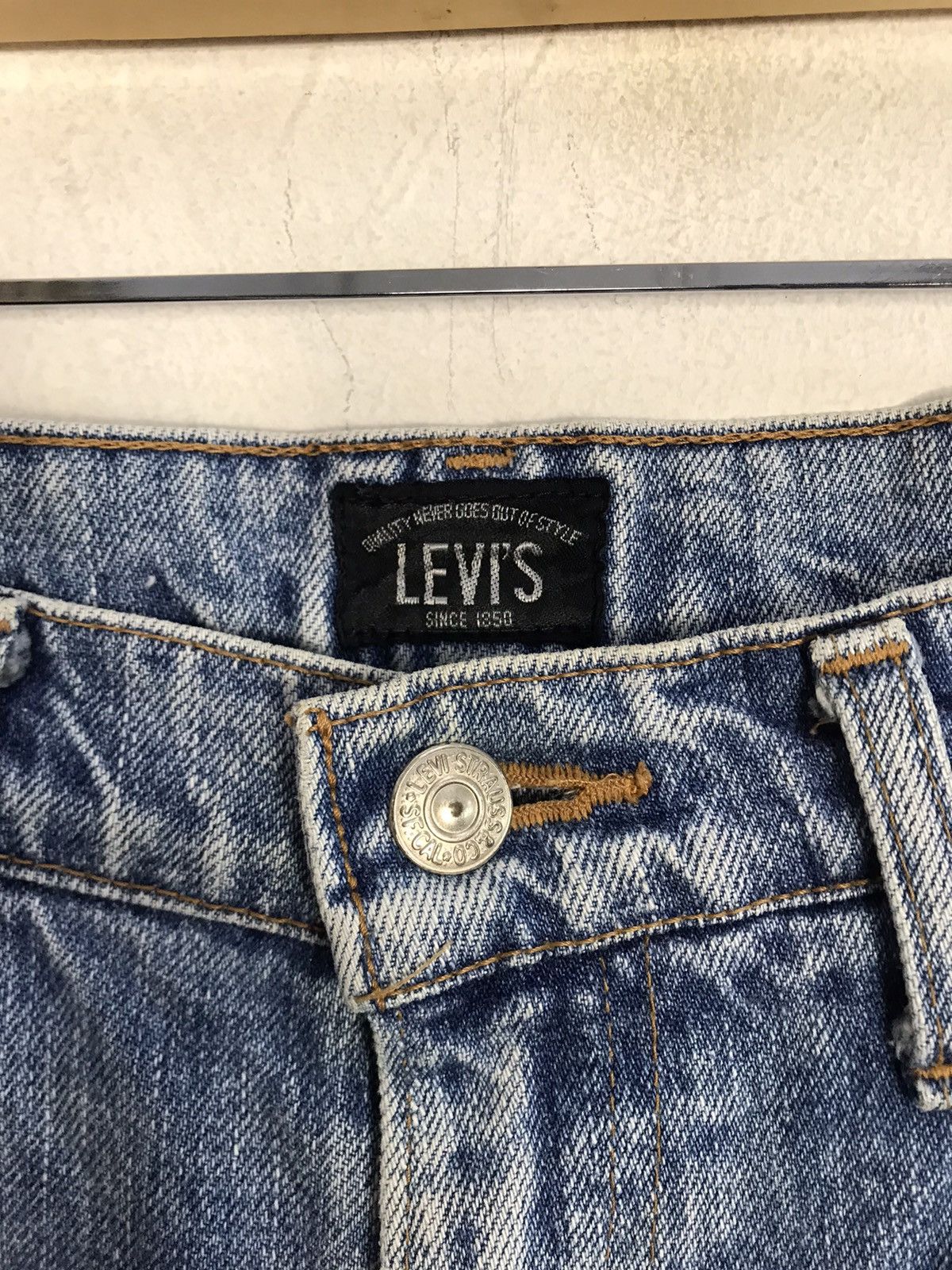 Levi's Vintage Clothing Levi's Strauss Japan Zipper Beauty Fade Denim Baggy Straight Size US 32 / EU 48 - 5 Thumbnail