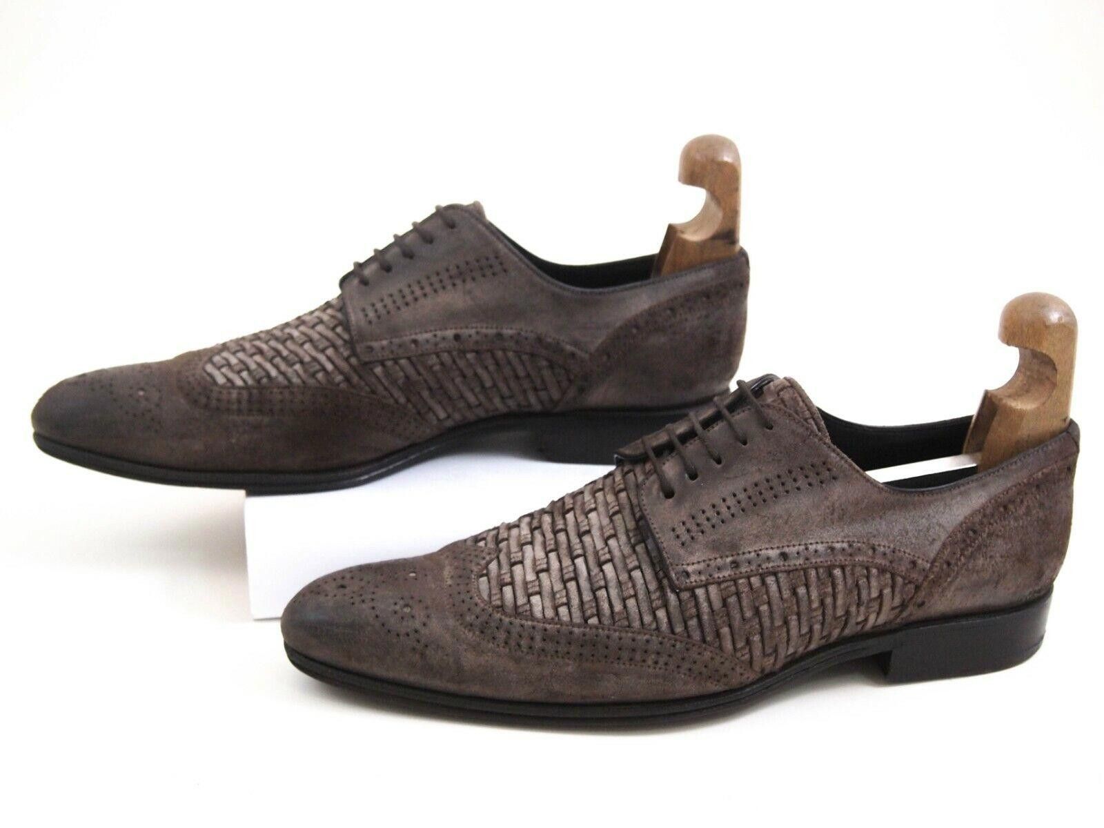 Dolce & Gabbana Dolce & Gabbana Brogues Brown Antiqued Suede EU 40.5 US 7.5 Size US 7 / EU 40 - 4 Thumbnail