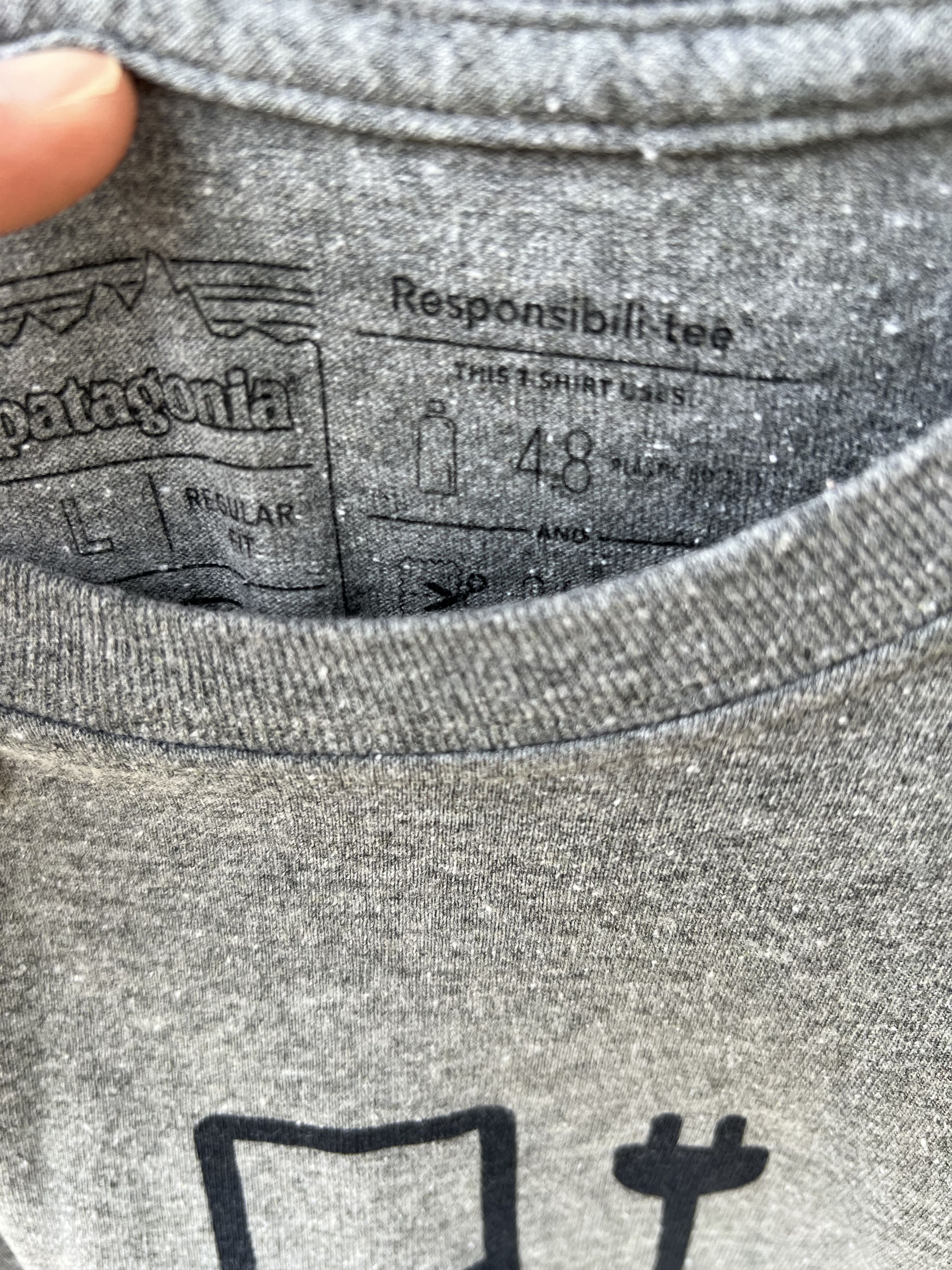 Patagonia Live Simply T-Shirt Responsibili-tee / Gorpcore Size US L / EU 52-54 / 3 - 3 Thumbnail