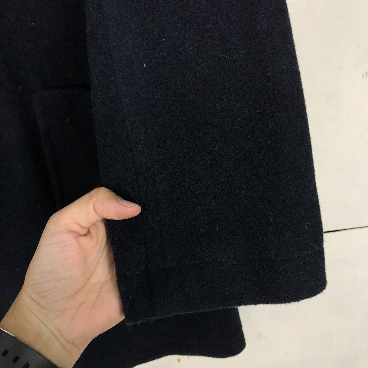 Issey Miyake 🔥RICH BLACK OVER SIZED WOOL LONG JACKET ZUCCA ISSEY MIYAKE Size US M / EU 48-50 / 2 - 17 Thumbnail