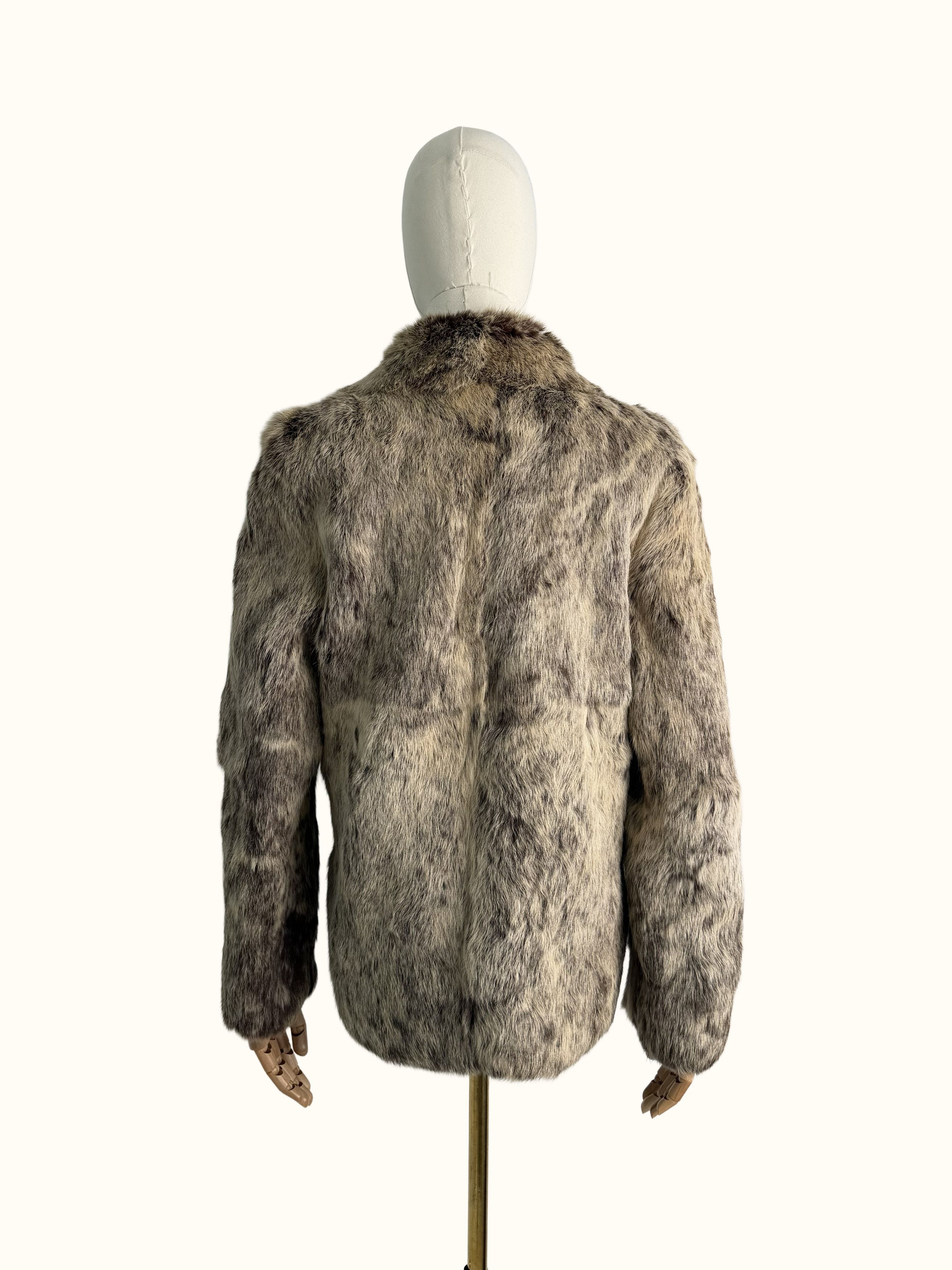 Vintage Vintage Real Fur Jacket Luxury Cropped Coat Winter Glam Size M / US 6-8 / IT 42-44 - 4 Thumbnail