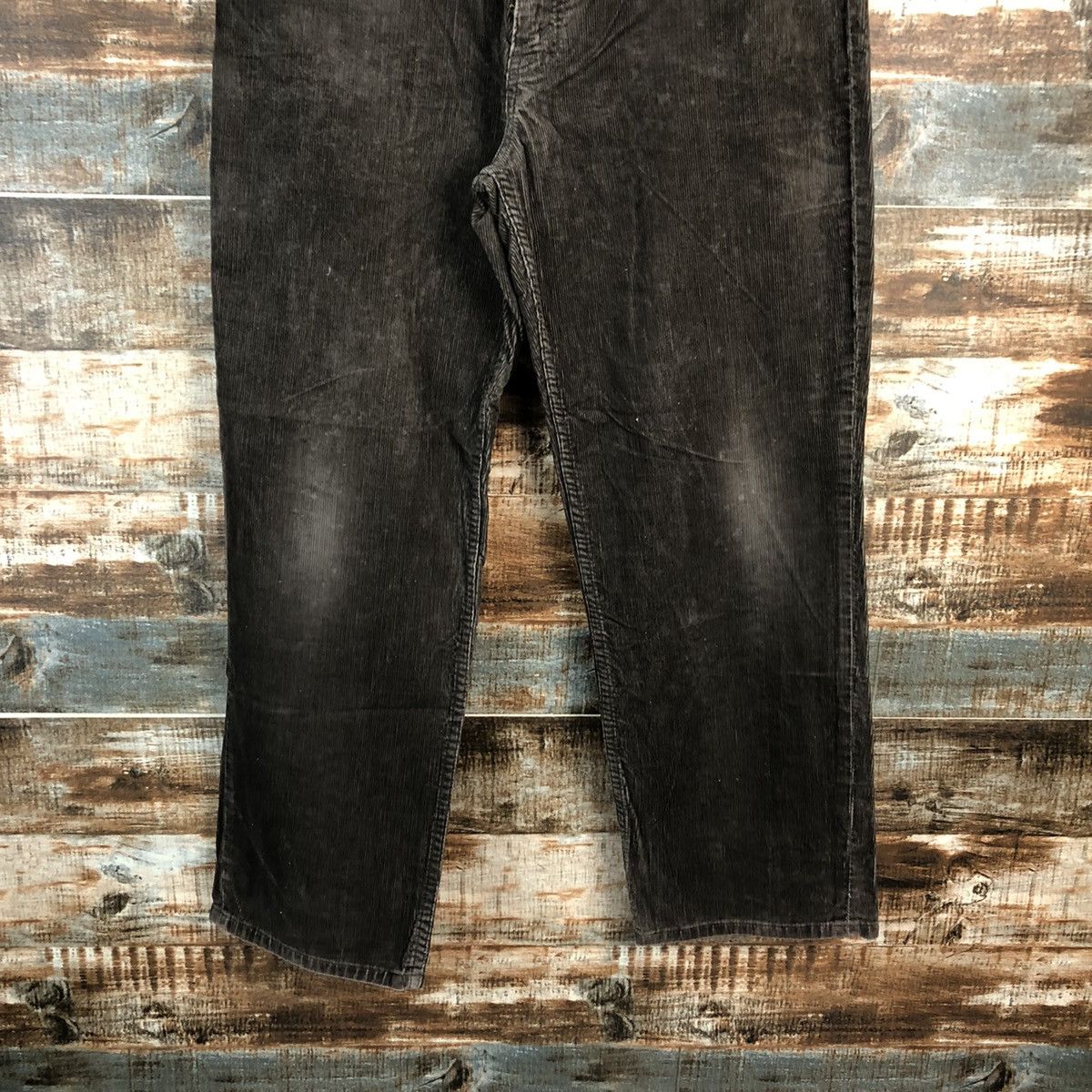 Levi's DL 502 Levis Brown Corduroy vintage Pants #C116 Size US 36 / EU 52 - 3 Thumbnail