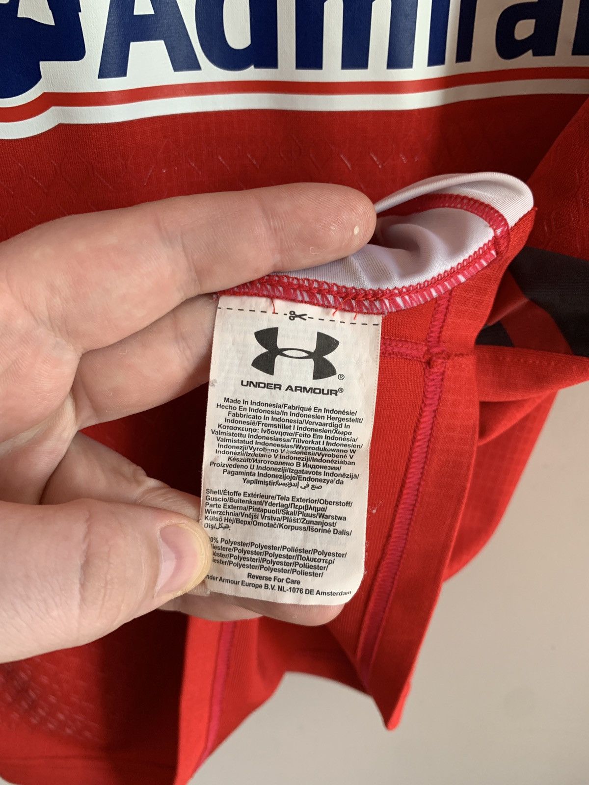 Under Armour Wales 2014 Home Rugby Union Shirt Under Armour Jersey Sz 3XL Size US XXL / EU 58 / 5 - 8 Thumbnail