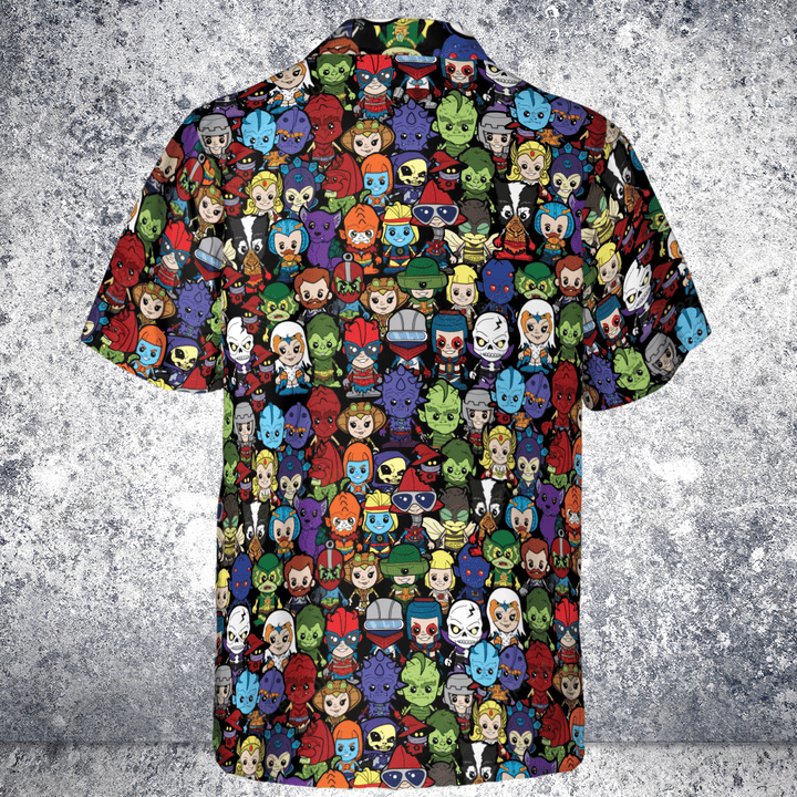 Designer × The Unbranded Brand Chibi Masters Of The Universe Characters Button Down Shirt Size US S / EU 44-46 / 1 - 5 Thumbnail