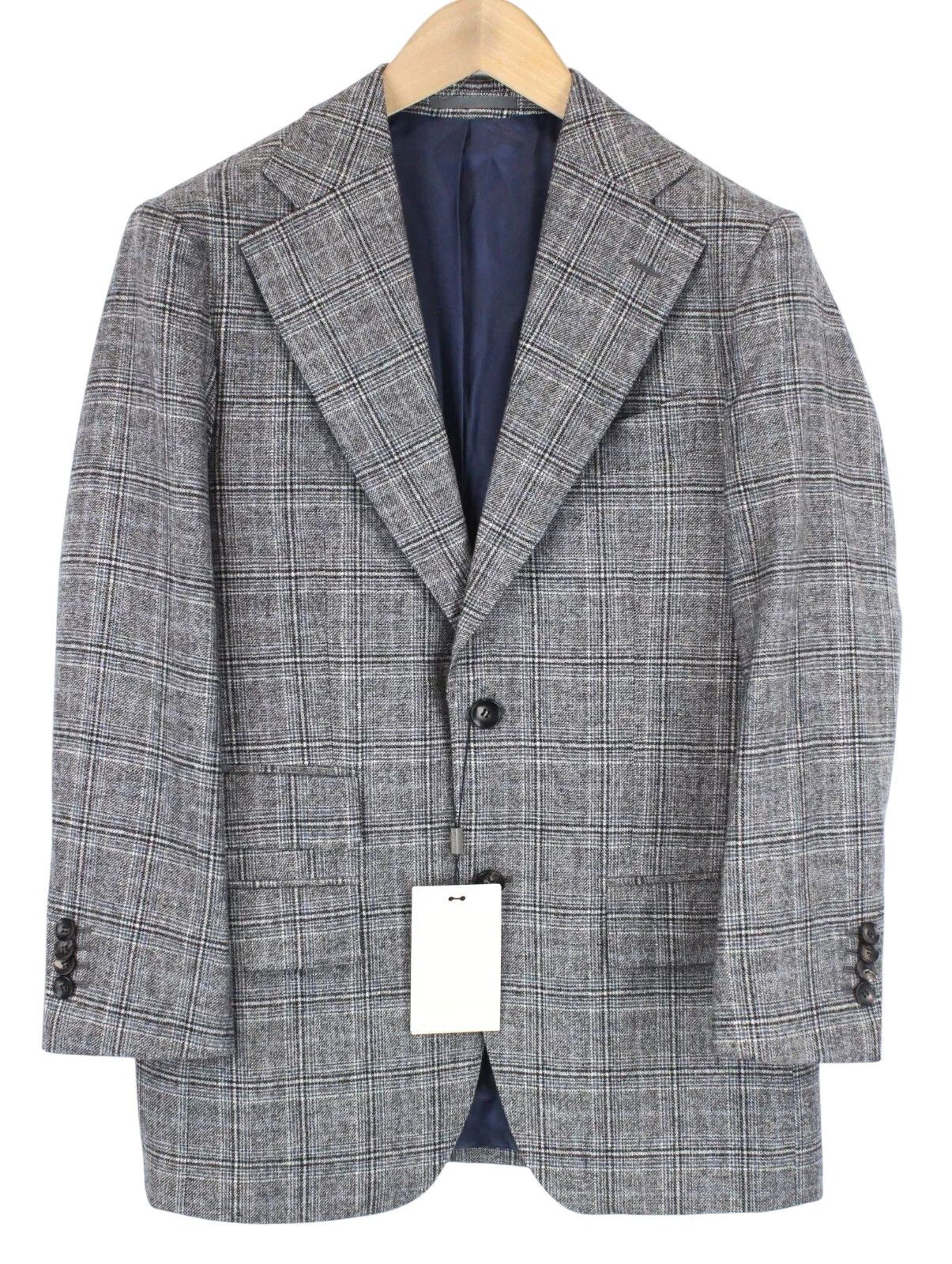 Suitsupply HAVANA UK36S Wool Cashmere Checked 2 Piece 59297 Size 36S - 2 Thumbnail