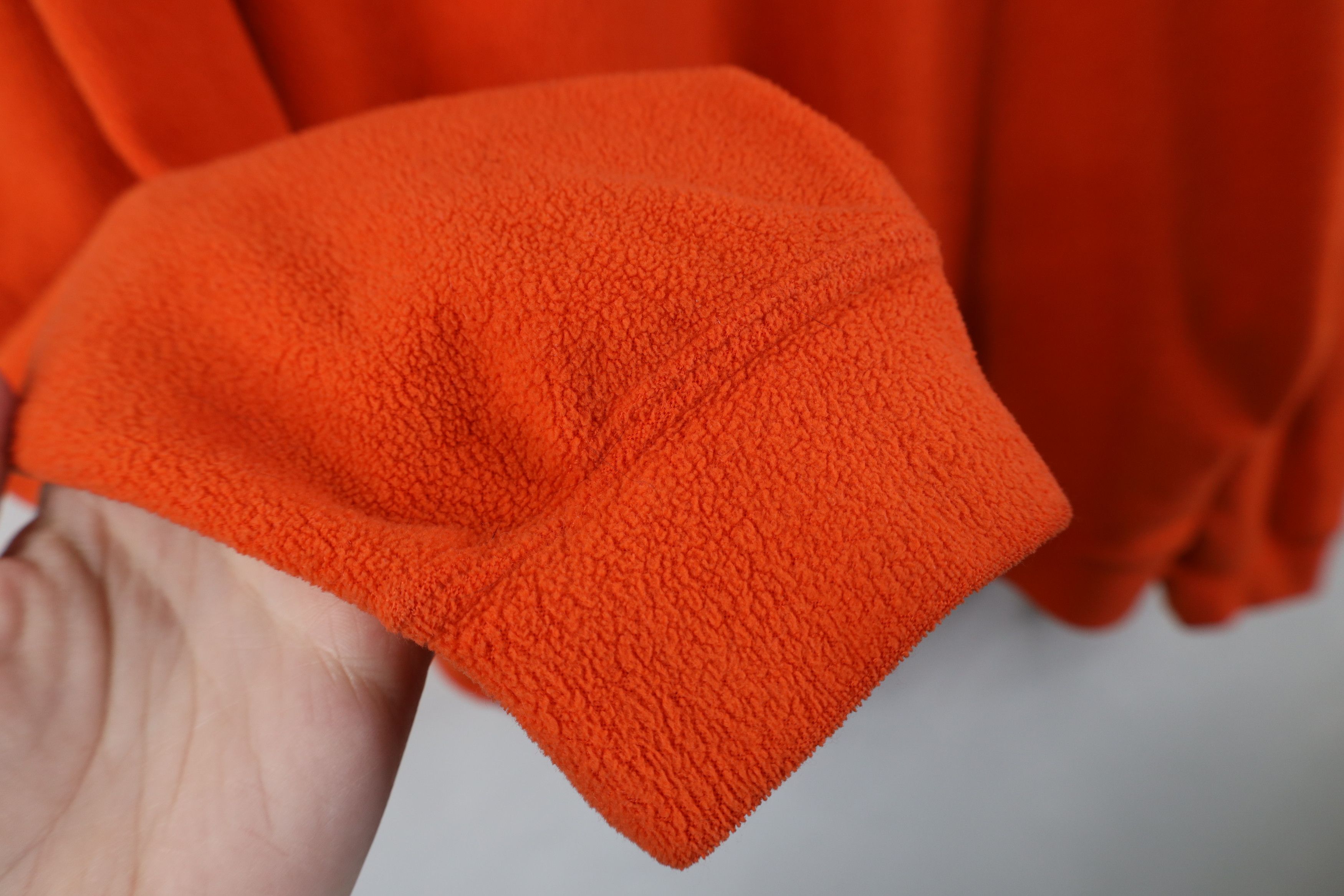 Gap Vintage 90s Gap Baggy Fit Fleece Hoodie Sweatshirt Orange Size US XL / EU 56 / 4 - 7 Thumbnail