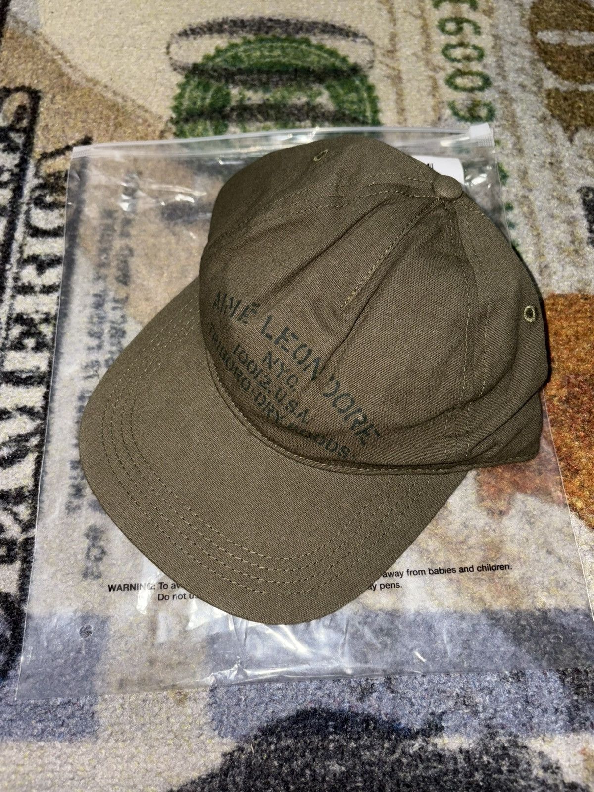 Aime Leon Dore Aime Leon Dore Triborough Dry Goods Hat Jungle Green Size ONE SIZE - 1 Thumbnail
