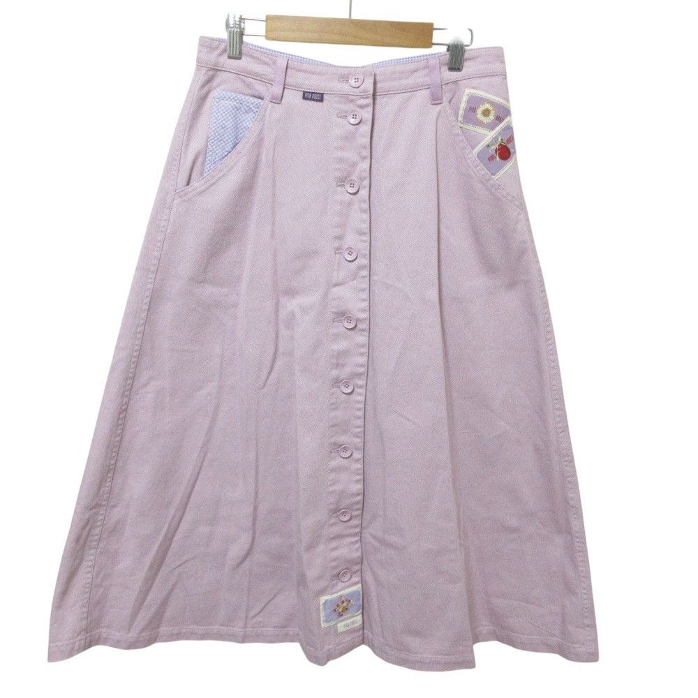 Other Other PINK HOUSE logo patch skirt Textile Skirts A2153FSY012 DUTY FREE for USA Size ONE SIZE - 1 Thumbnail