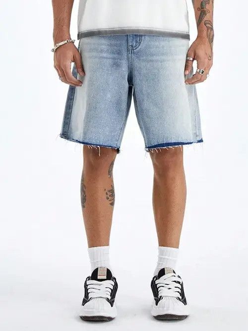 Vintage RAW washed Shorts Jorts jeans ripped