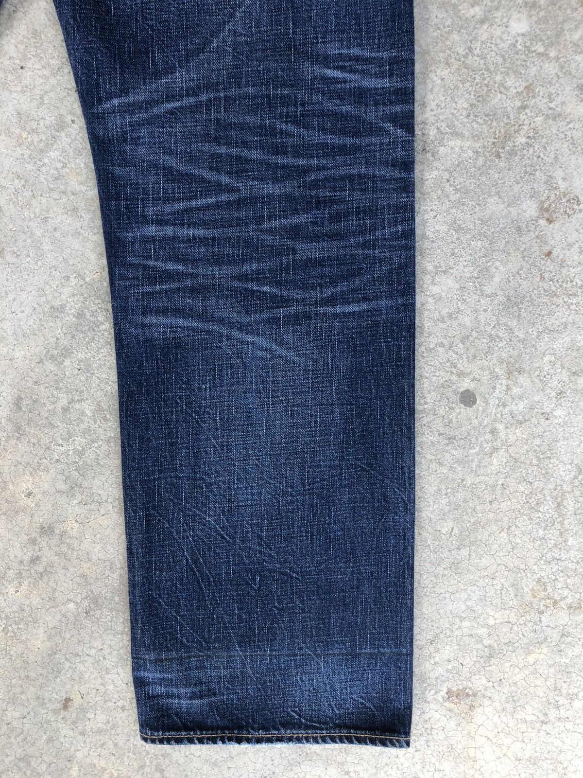 RRL Ralph Lauren Vintage Double RL 081 Selvedge Denim Buckle Back Distressed Size US 34 / EU 50 - 12 Thumbnail