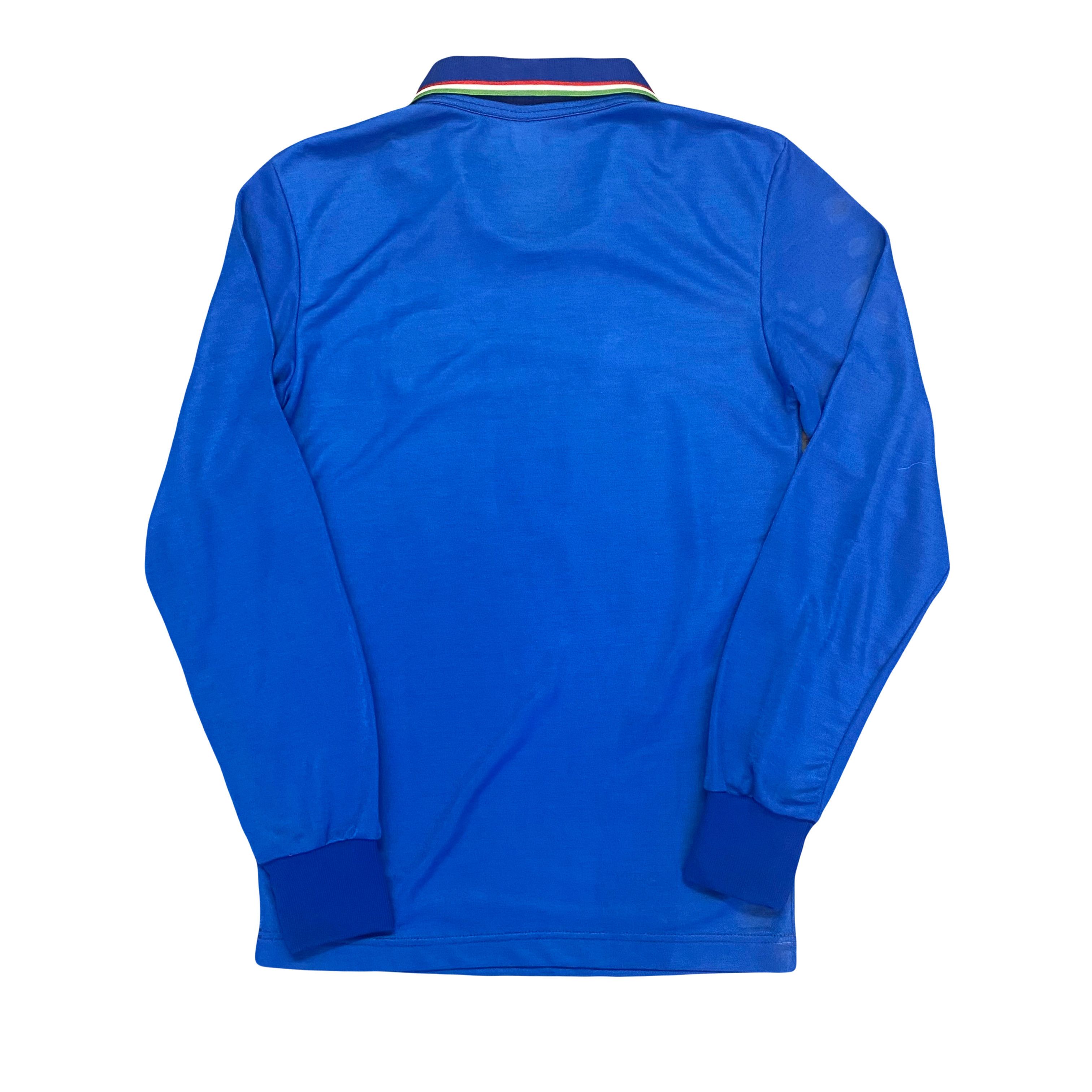 Diadora × Vintage VTG 80s Italy Italia 1986-90 Diadora Home Jersey Long Sleeve Size US M / EU 48-50 / 2 - 3 Thumbnail