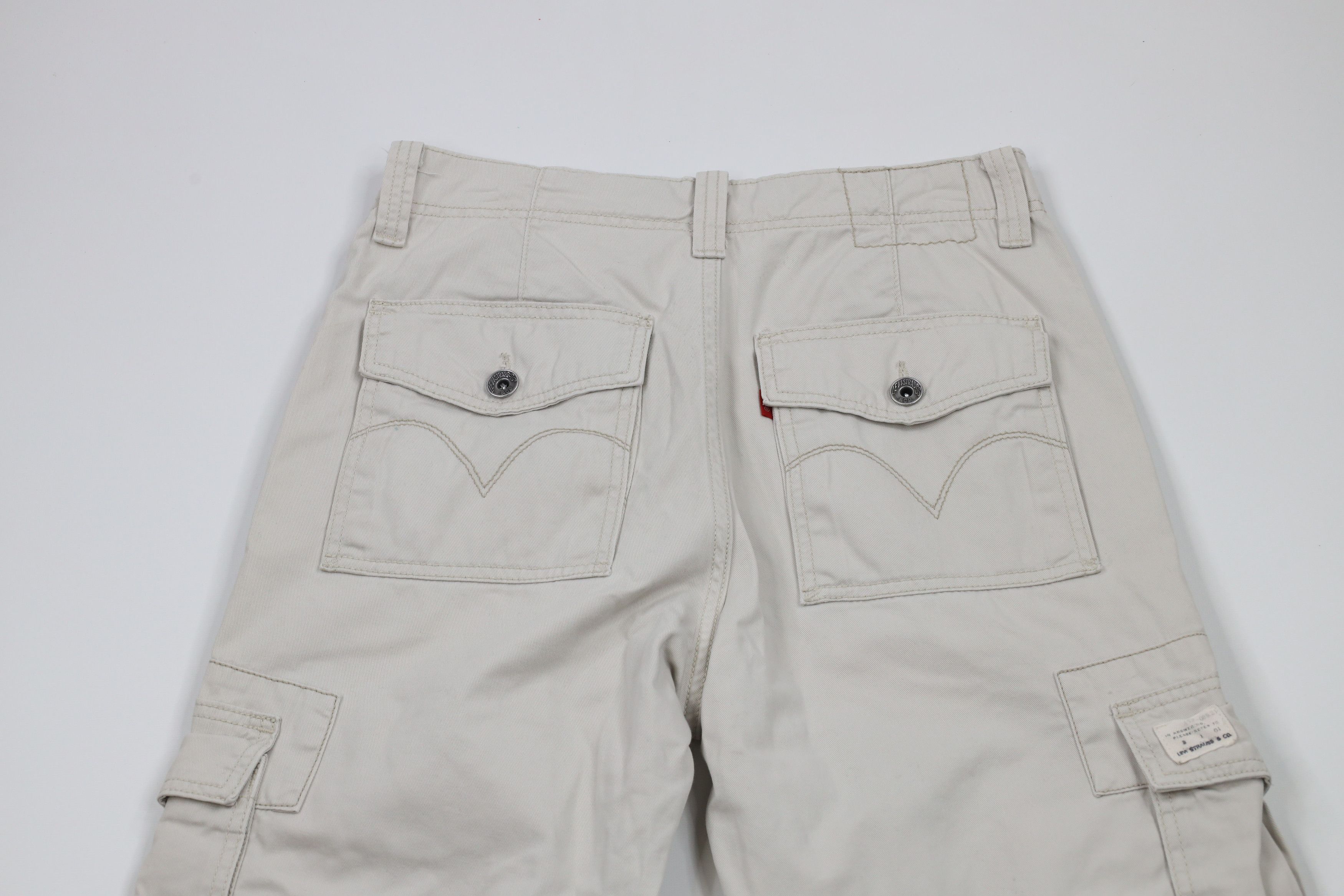 Levi's × Vintage Vintage Y2K Levis Loose Straight Wide Leg Cargo Pants Size US 30 / EU 46 - 11 Thumbnail