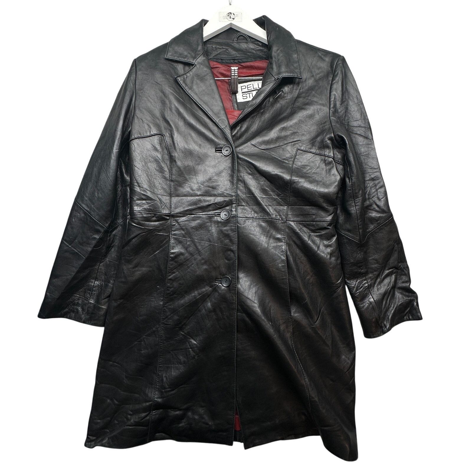Wilsons Leather VTG Pelle Studio Wilsons Thinsulate Leather Coat Women Large Size L / US 10 / IT 46 - 1 Thumbnail