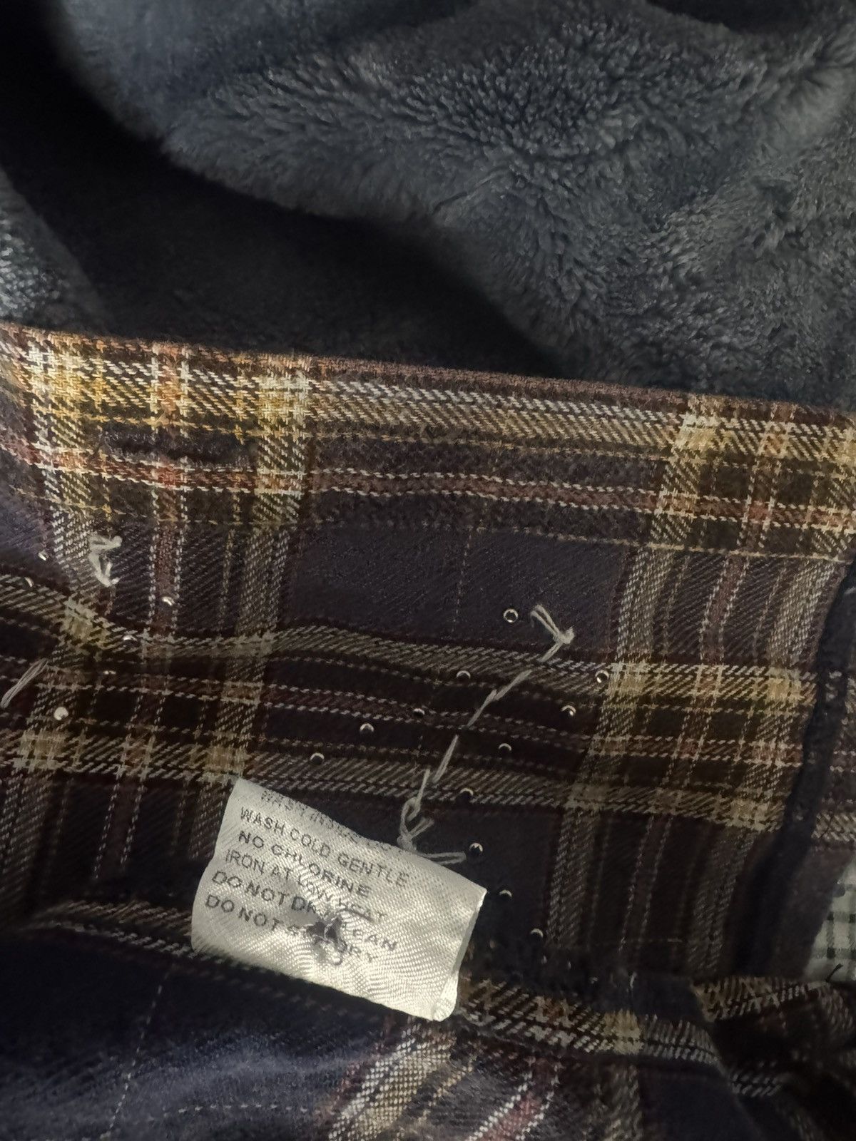 Vale Vale Purple Flannel Size US L / EU 52-54 / 3 - 8 Thumbnail