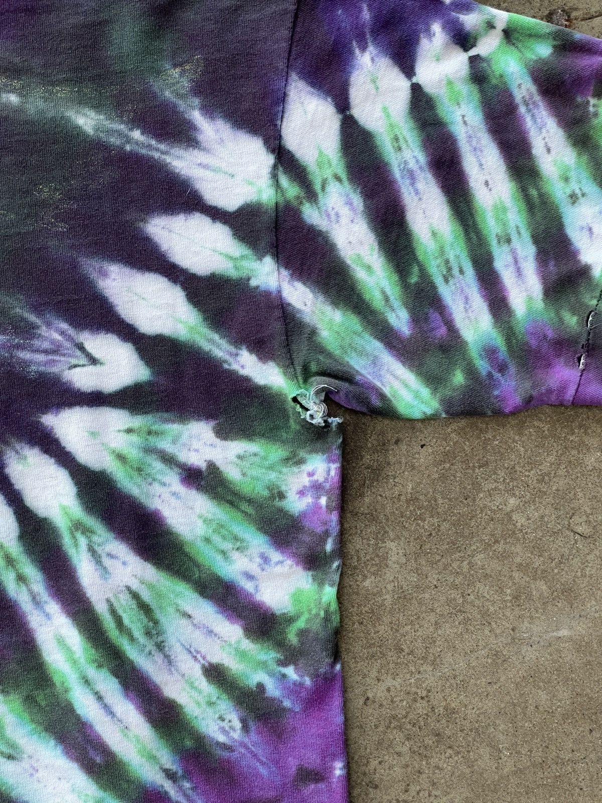Band Tees × Vintage Vintage 1989 Aerosmith Pump Single Stitch Tie Dye Tee Medium Size US M / EU 48-50 / 2 - 10 Thumbnail