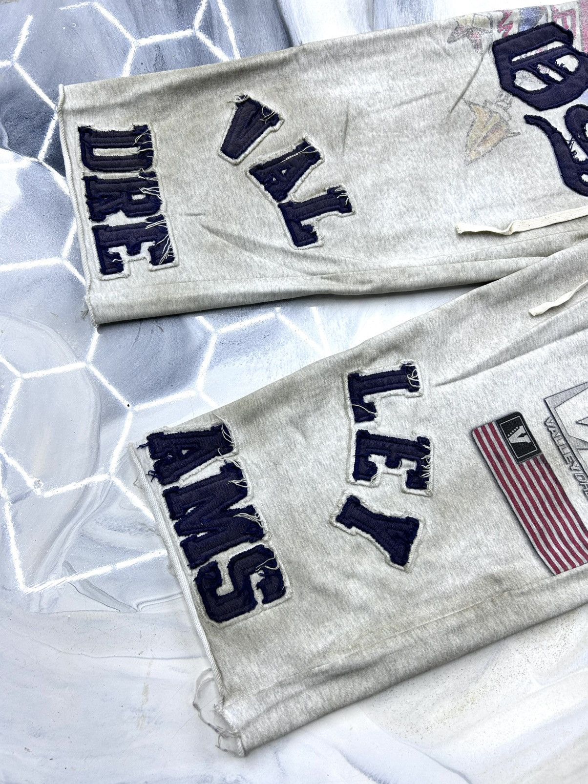 Vale Vale Crash Sweatpants Grey Purple Red Size S Size US 30 / EU 46 - 3 Thumbnail