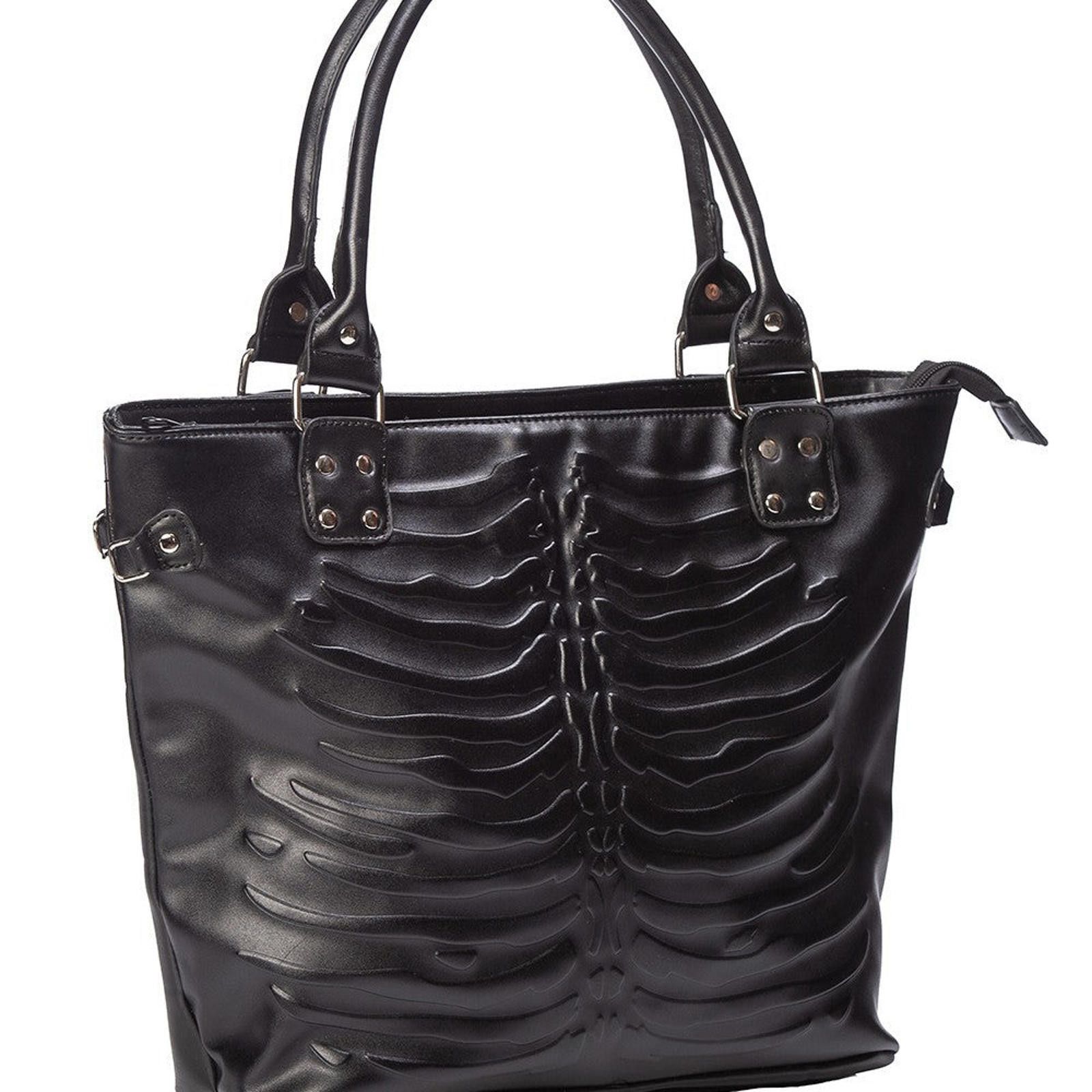 Japanese Brand Gothic Skull Embossed Shoulder Bag Size ONE SIZE - 2 Thumbnail