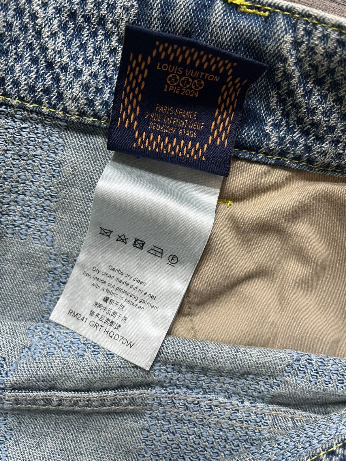 Louis Vuitton Louie Vuitton Damier bootcut denim Size US 34 / EU 50 - 8 Thumbnail