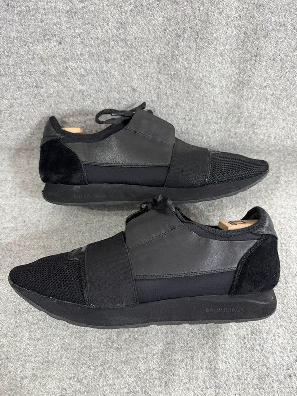 Balenciaga Balenciaga Race Runner Black Low Sneakers leather size 43 Size US 10 / EU 43 - 2 Thumbnail