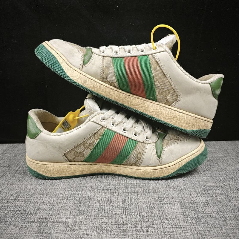 Other Gucci Screener Distressed Sneakers in Green - Size US 8 / EU 41 - 7 Thumbnail